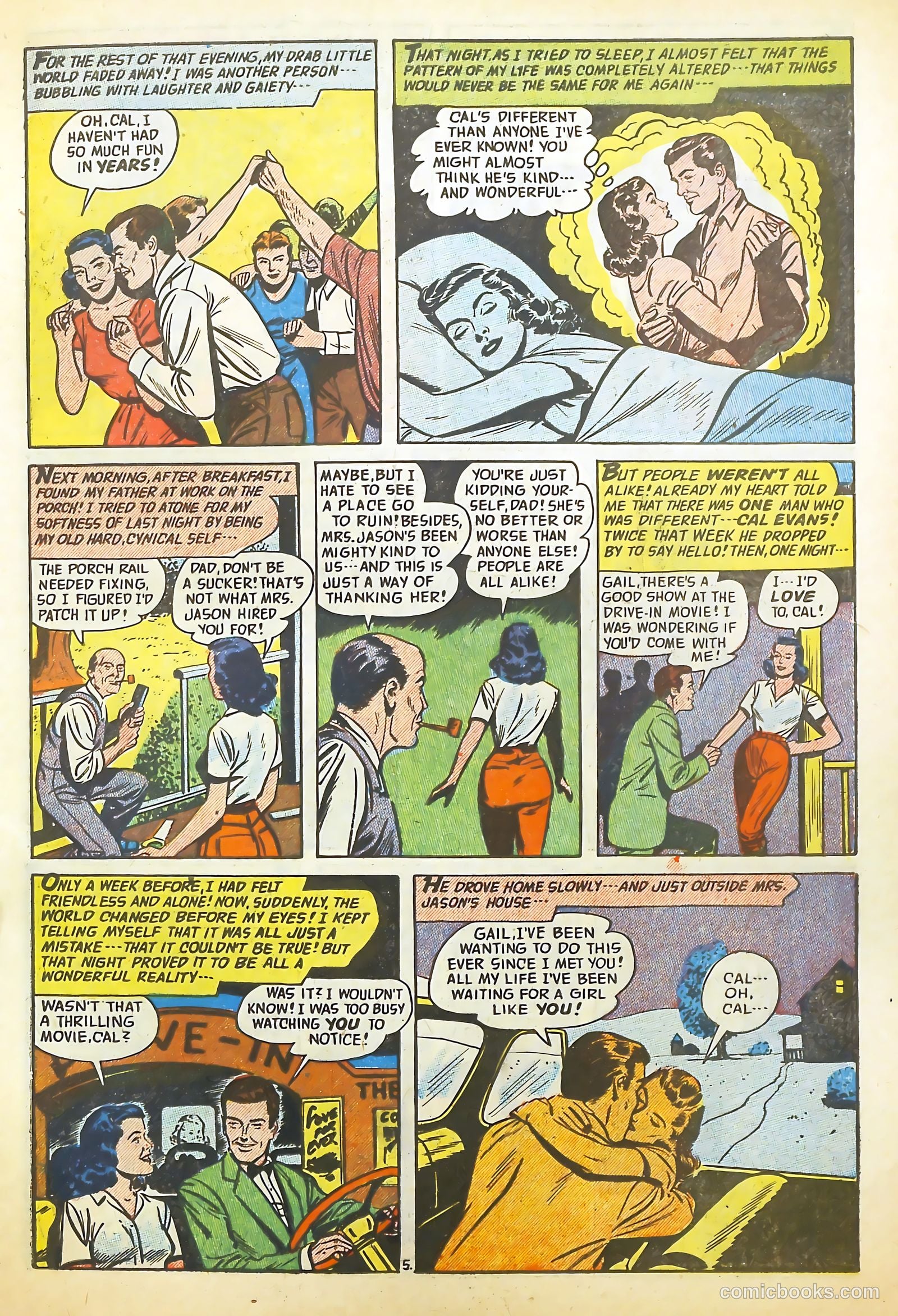Romantic Adventures #57 (1955) — page 8 of 36
