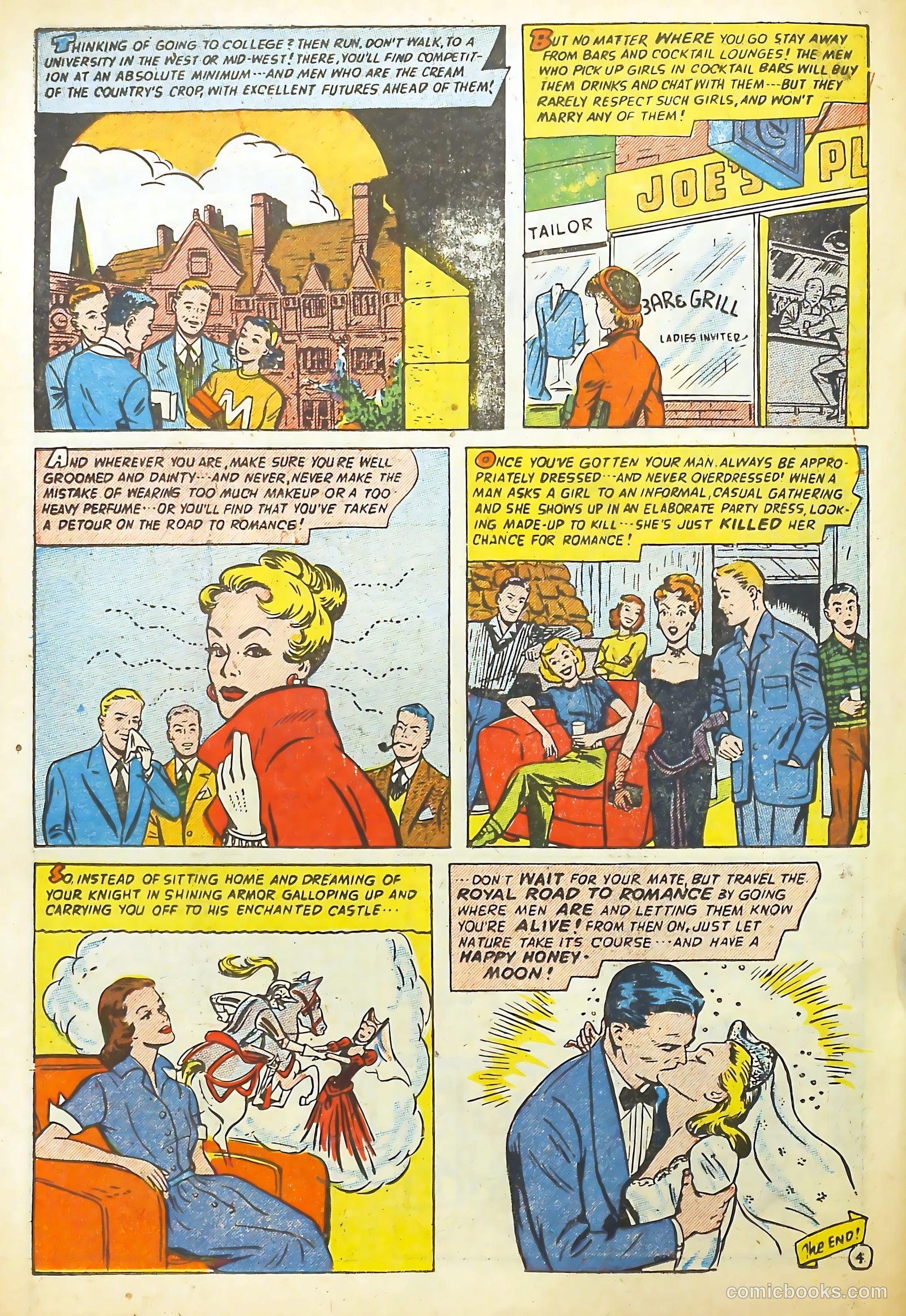 Romantic Adventures #57 (1955) — page 22 of 36