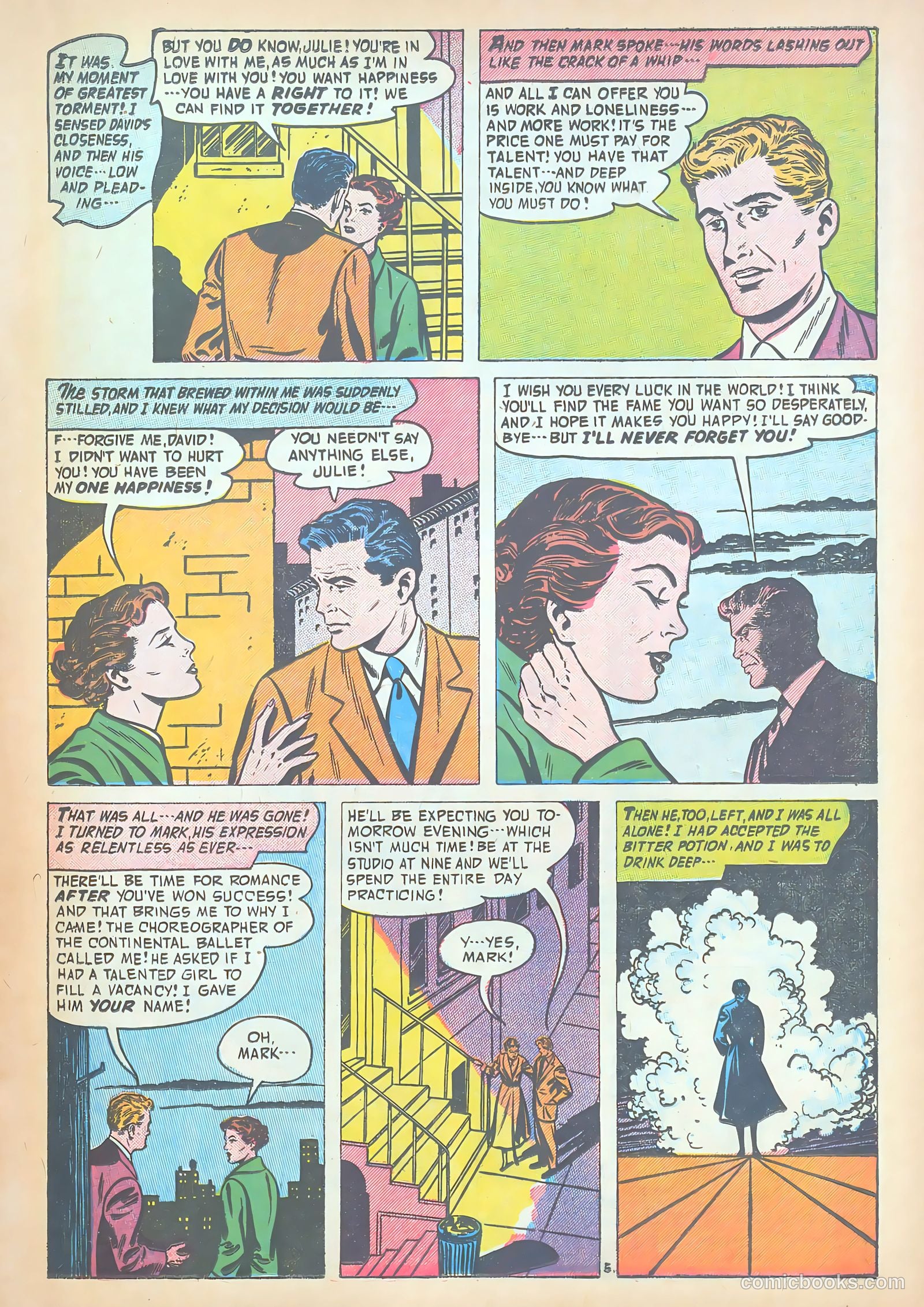 Romantic Adventures #58 (1955) — page 17 of 36
