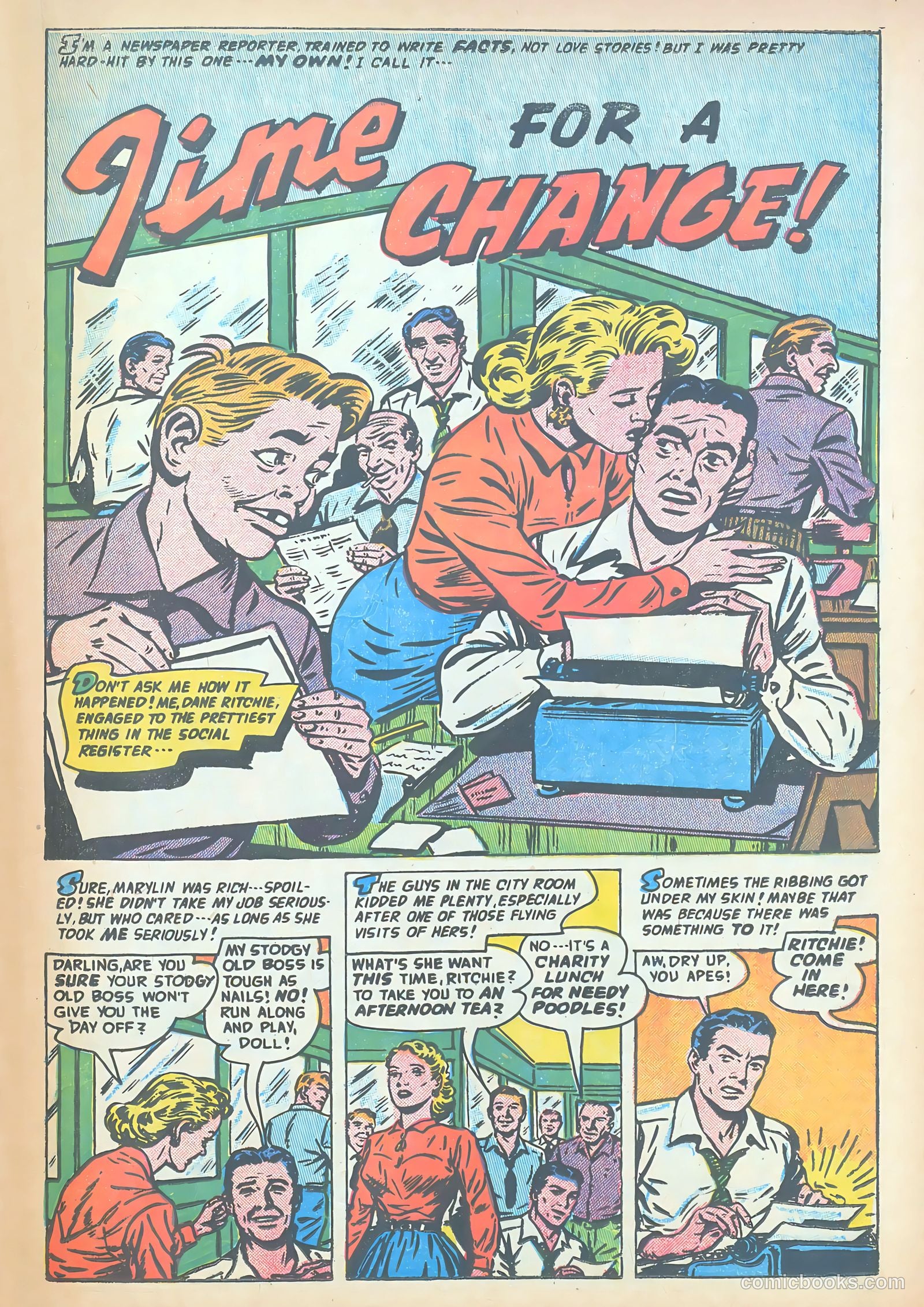 Romantic Adventures #58 (1955) — page 21 of 36
