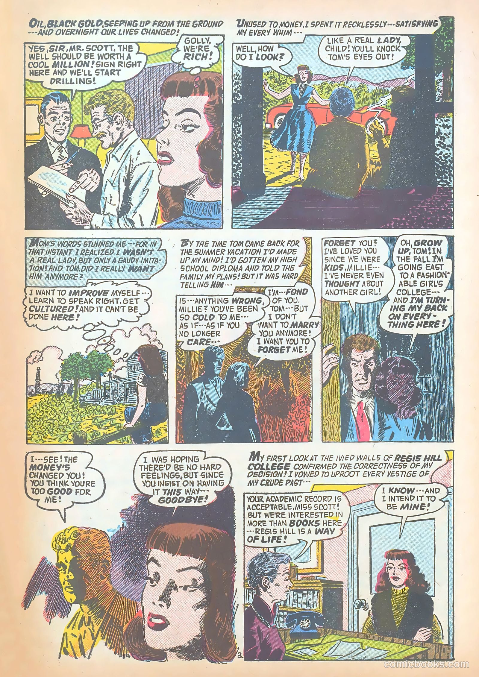 Romantic Adventures #58 (1955) — page 27 of 36