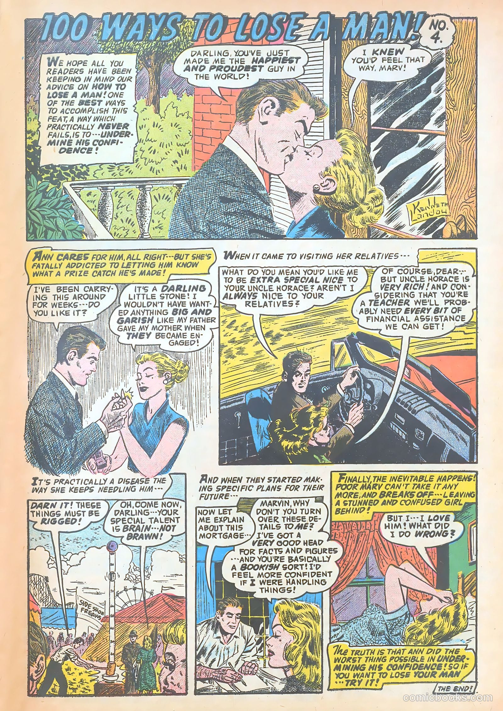 Romantic Adventures #58 (1955) — page 33 of 36