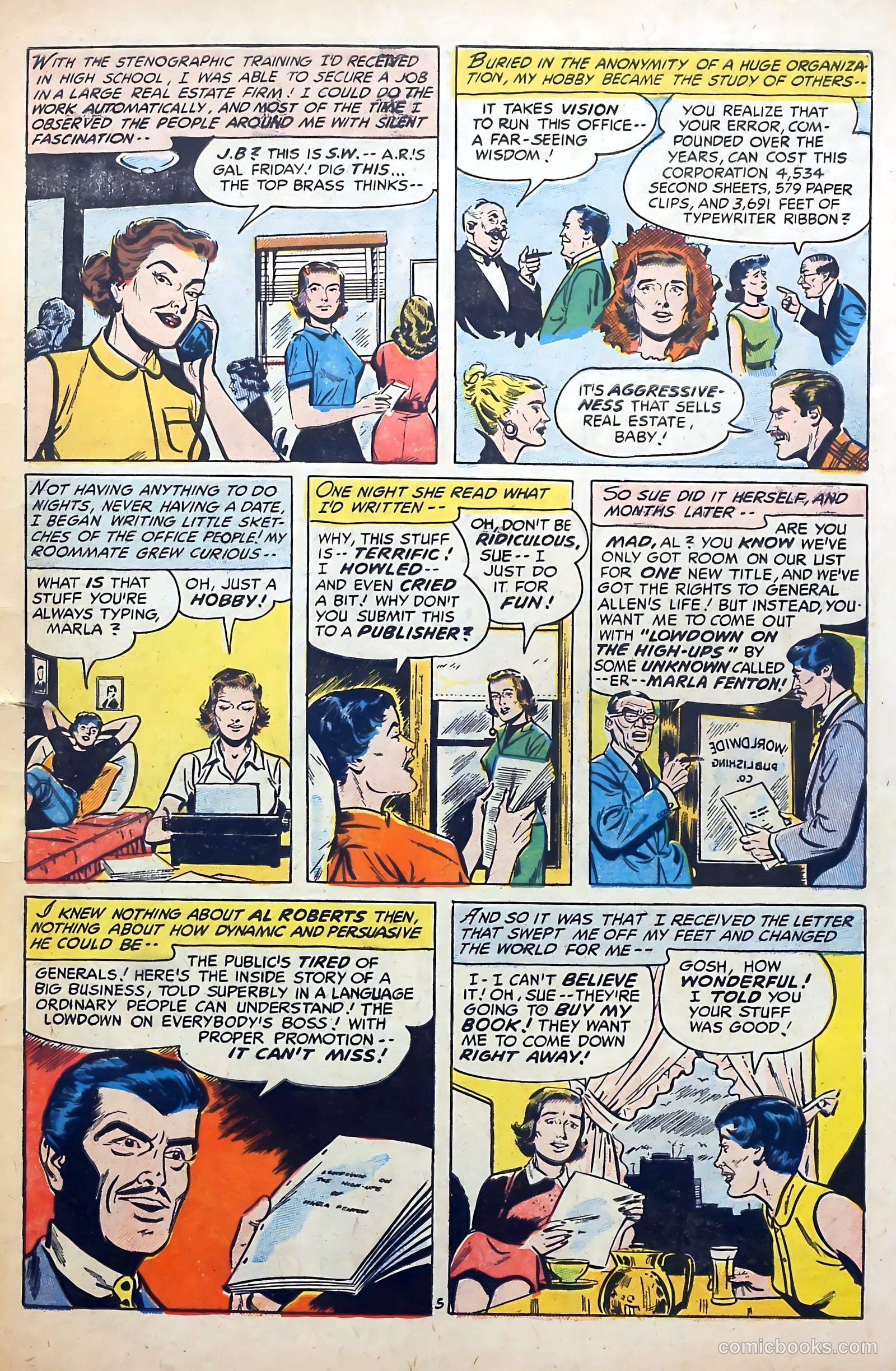 Romantic Adventures #59 (1955) — page 7 of 36