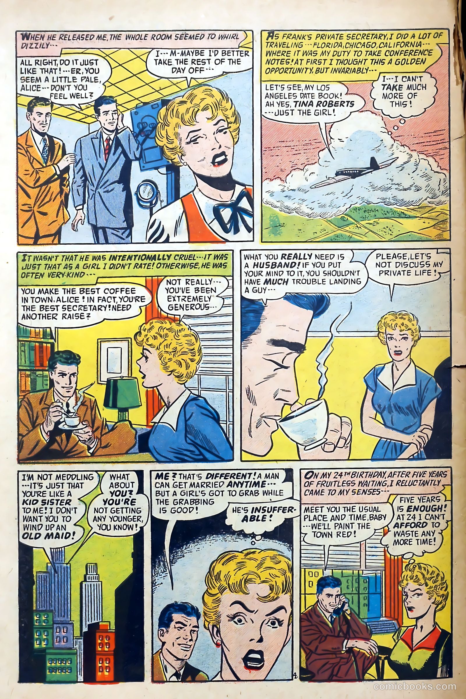 Romantic Adventures #59 (1955) — page 30 of 36