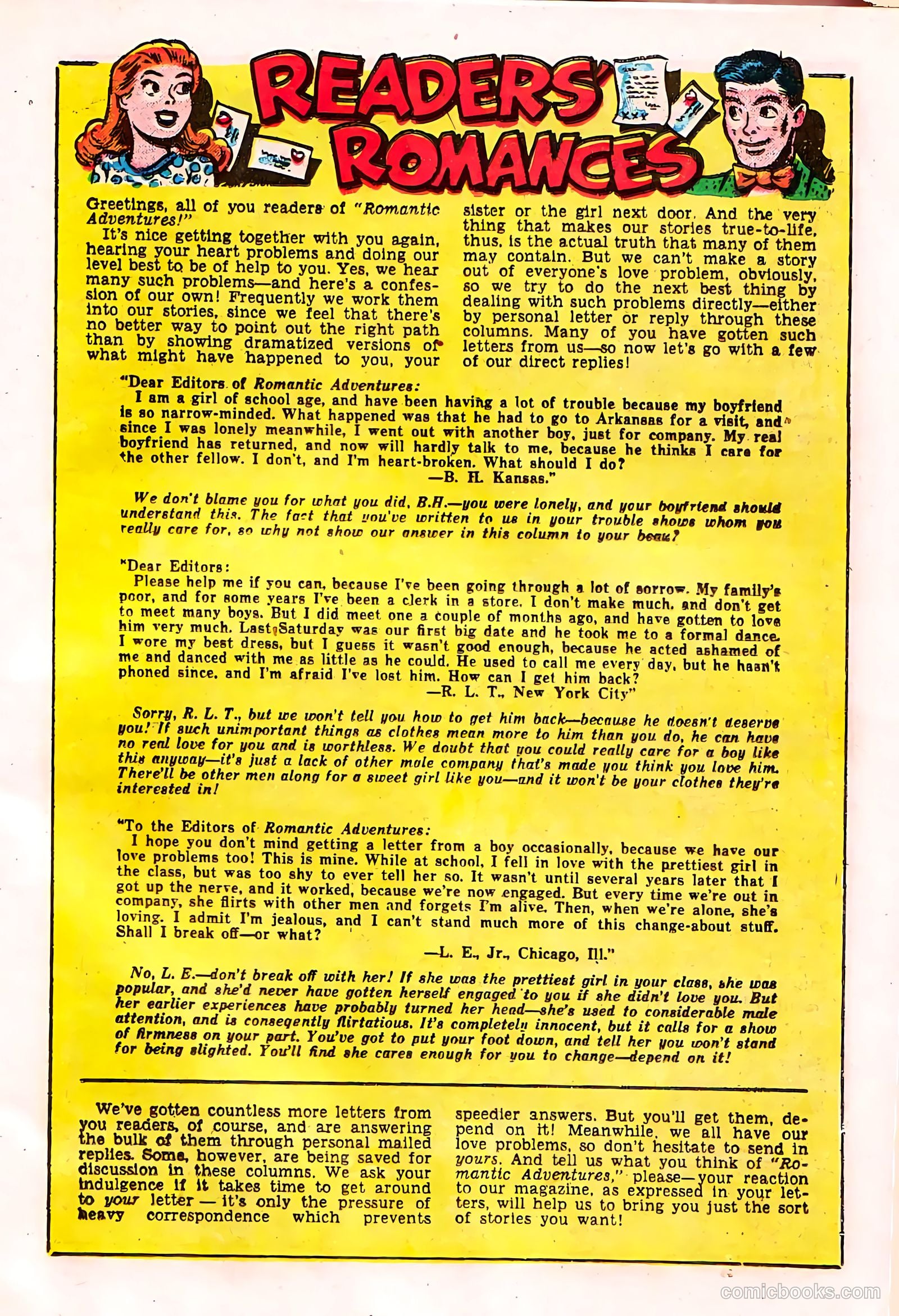 Romantic Adventures #6 (1950) — page 33 of 52