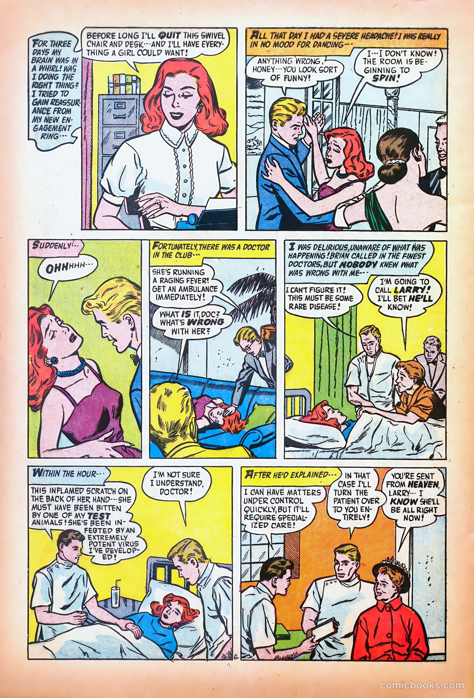 Romantic Adventures #61 (1955) — page 32 of 36
