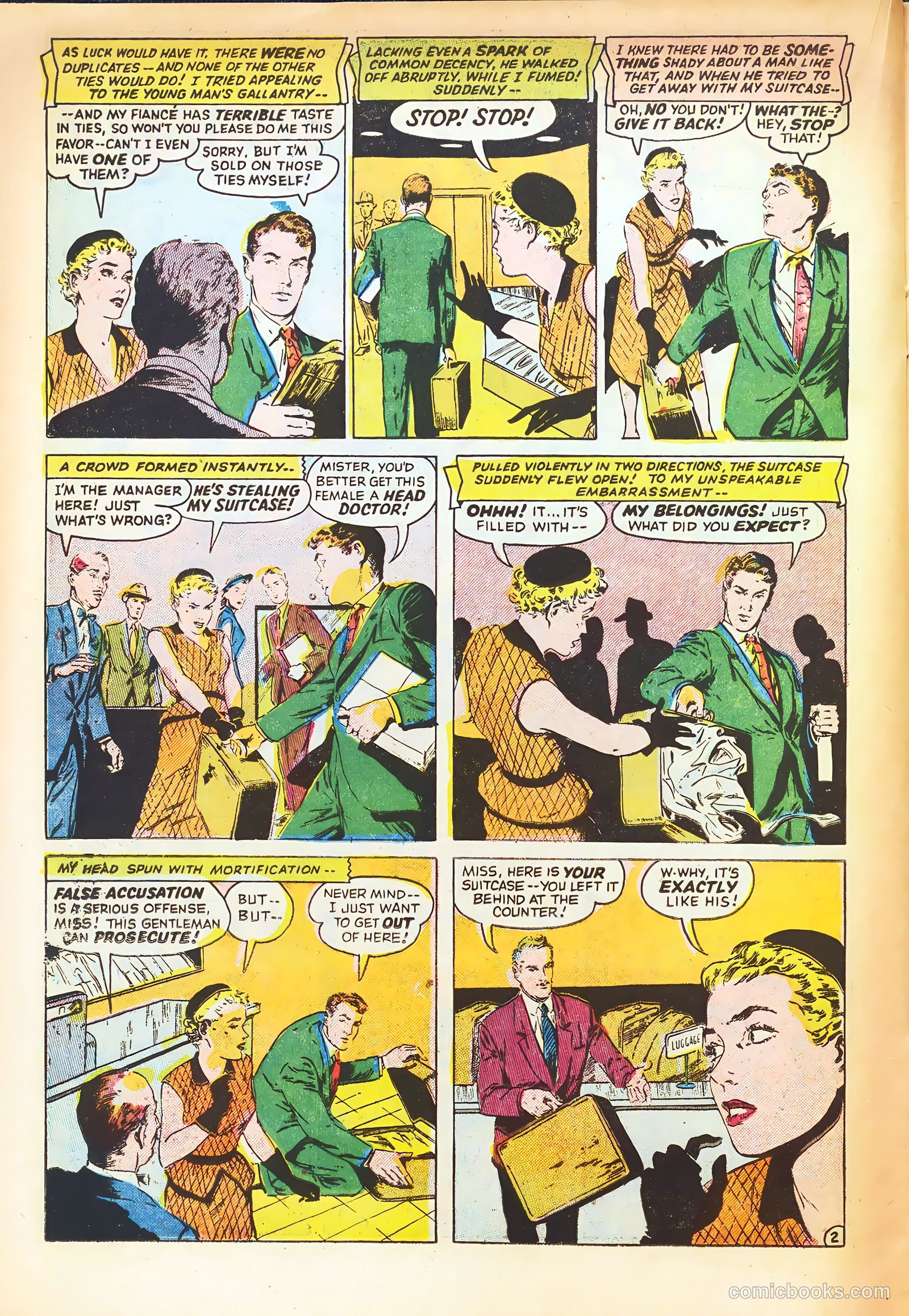 Romantic Adventures #62 (1955) — page 22 of 36