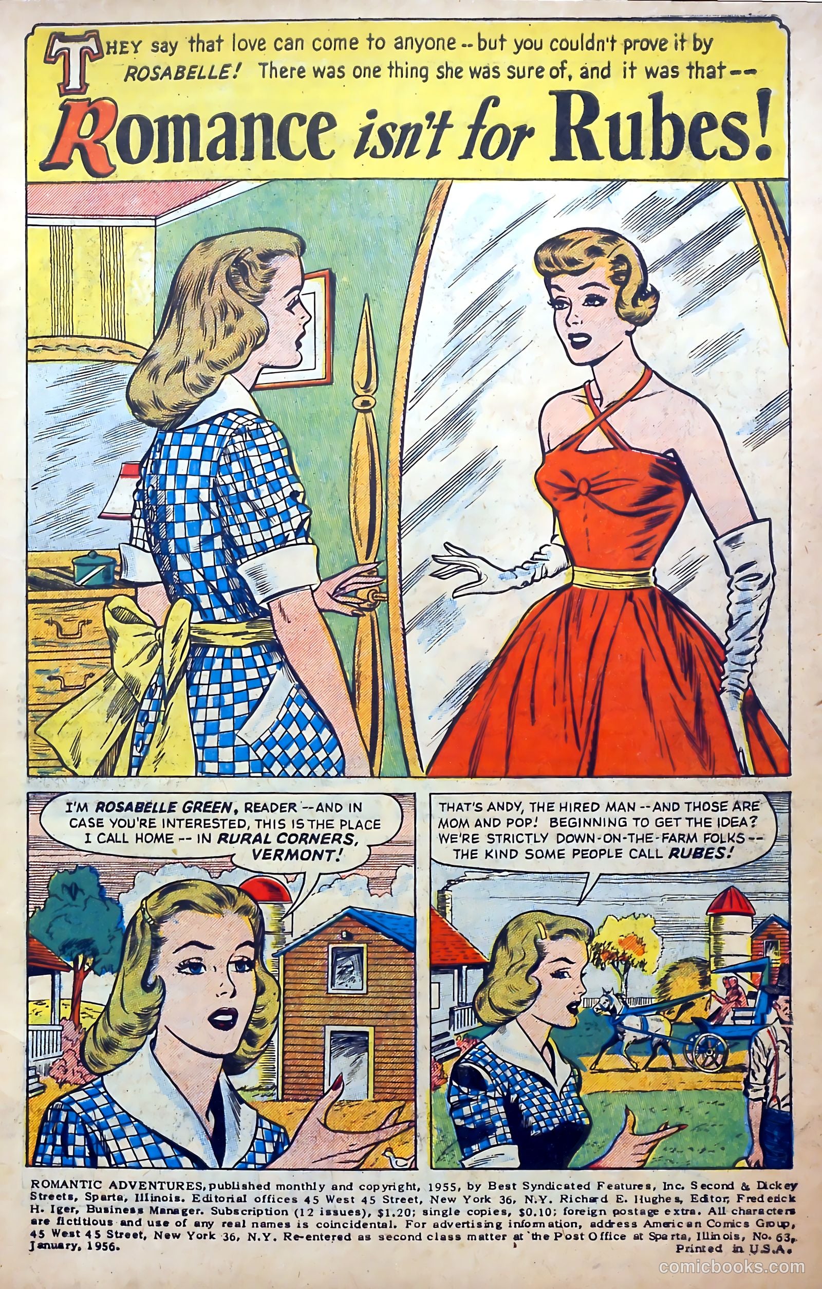 Romantic Adventures #63 (1956) — page 3 of 36