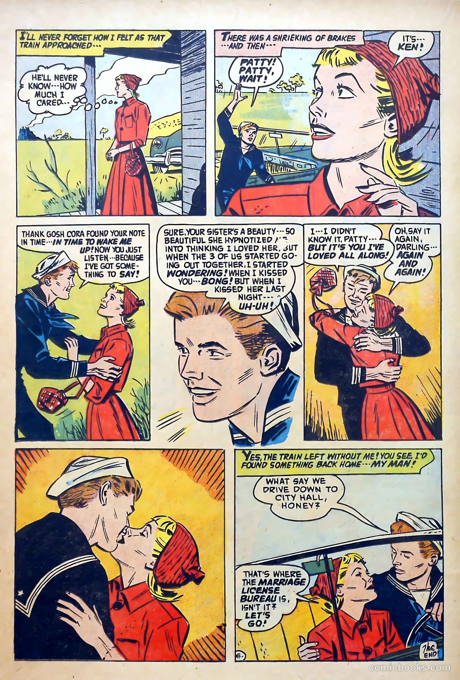 Romantic Adventures #63 (1956) — page 22 of 36