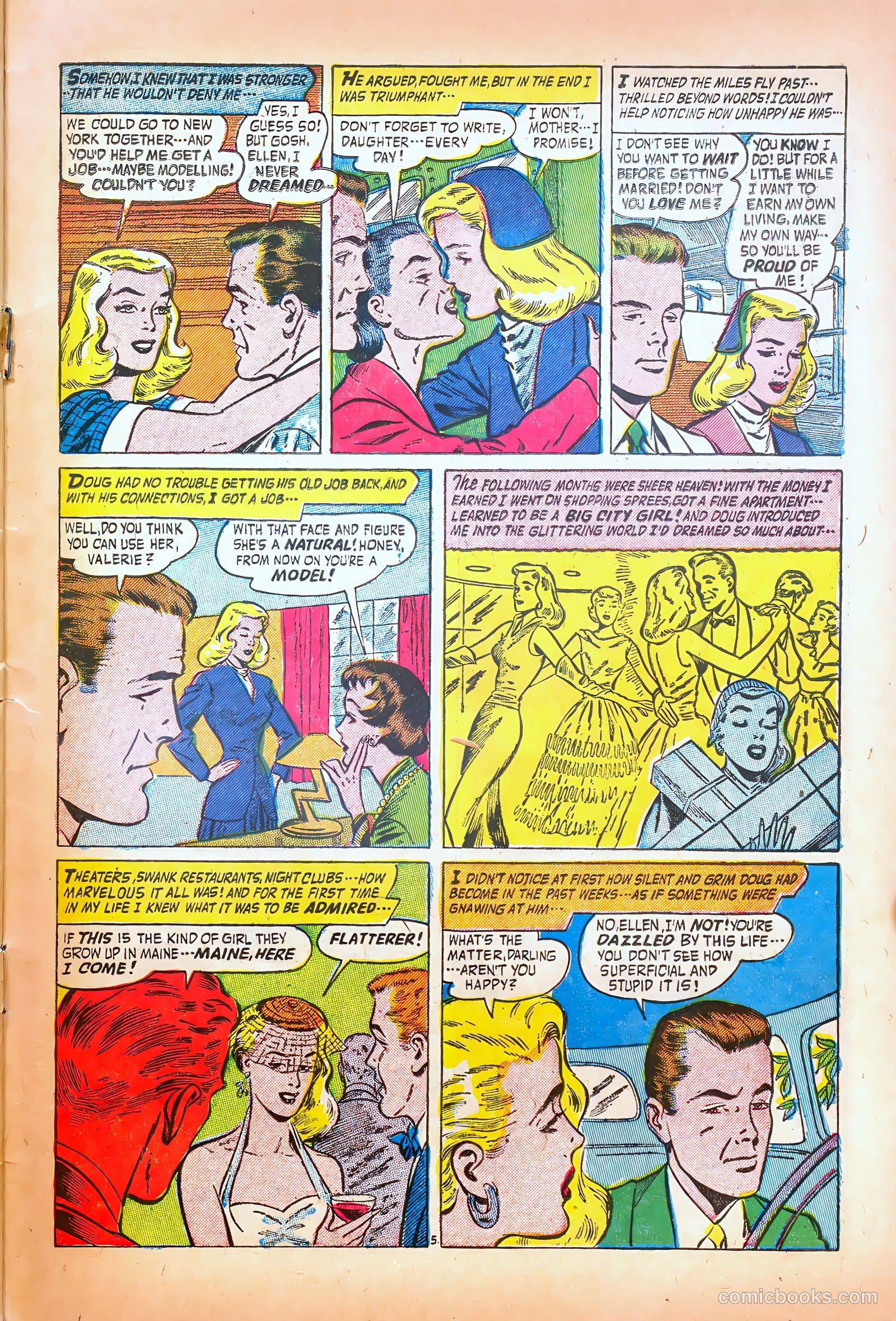 Romantic Adventures #64 (1956) — page 29 of 36