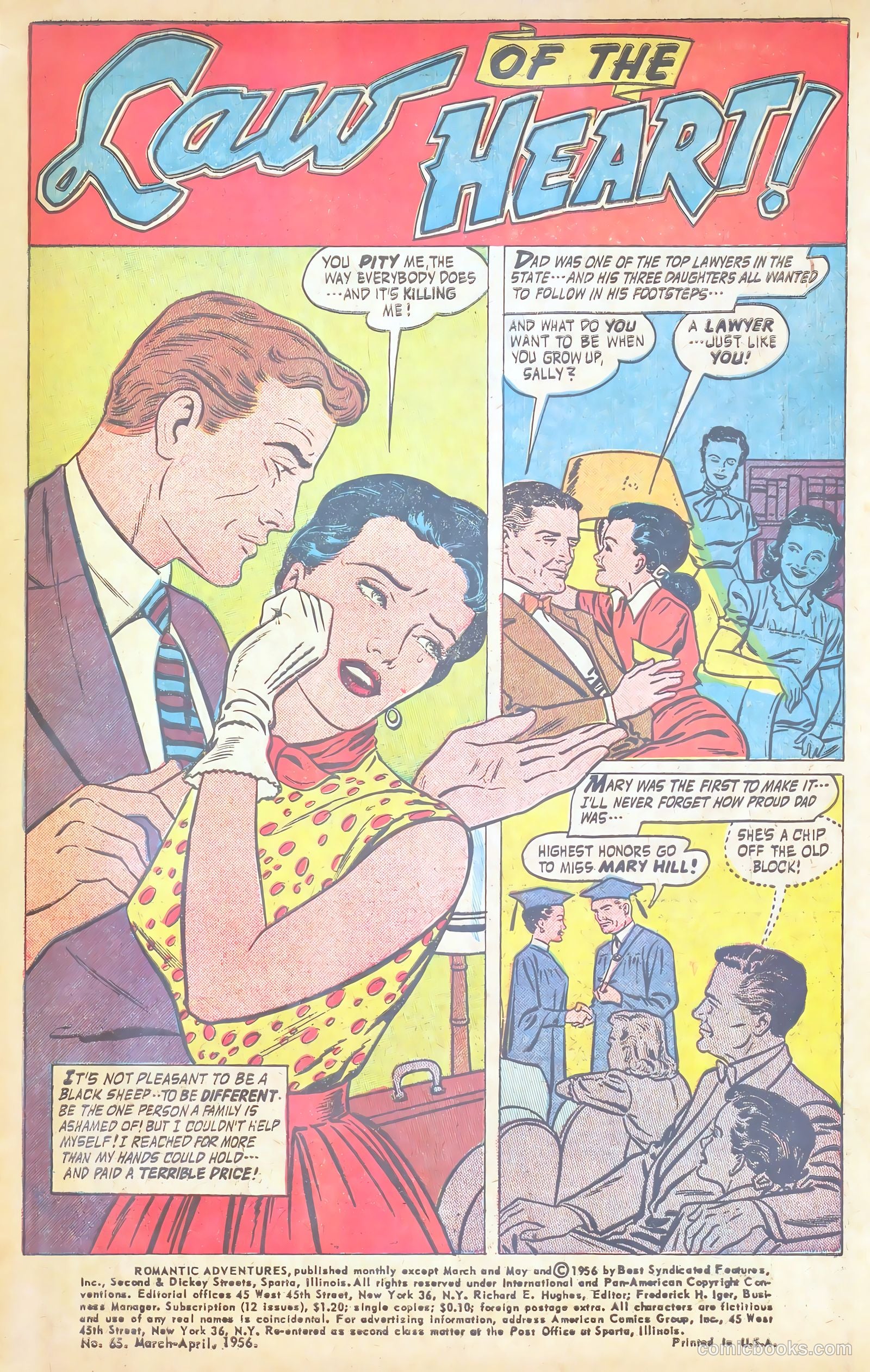 Romantic Adventures #65 (1956) — page 3 of 36