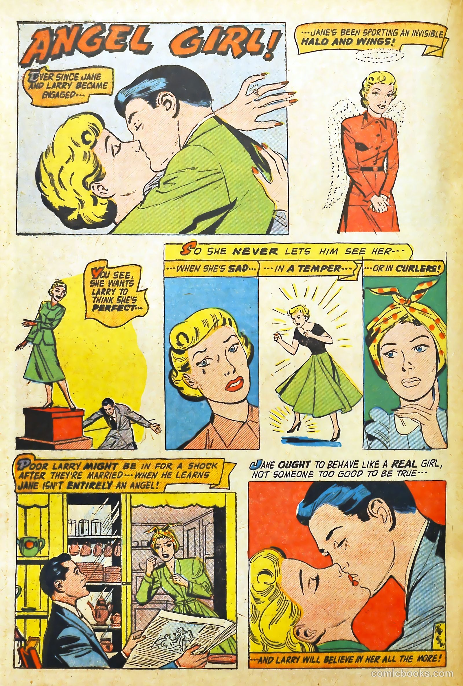 Romantic Adventures #65 (1956) — page 22 of 36