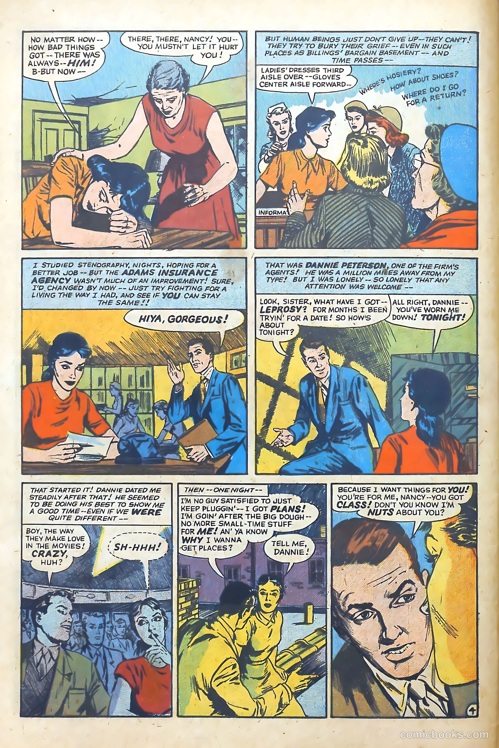 Romantic Adventures #66 (1956) — page 6 of 36