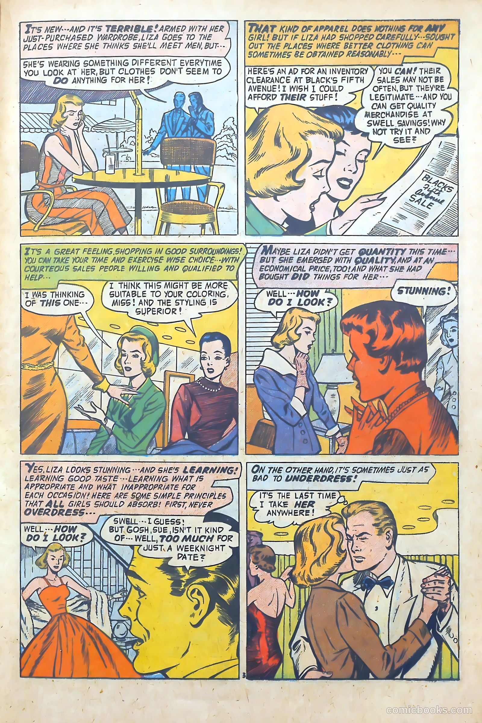 Romantic Adventures #66 (1956) — page 21 of 36