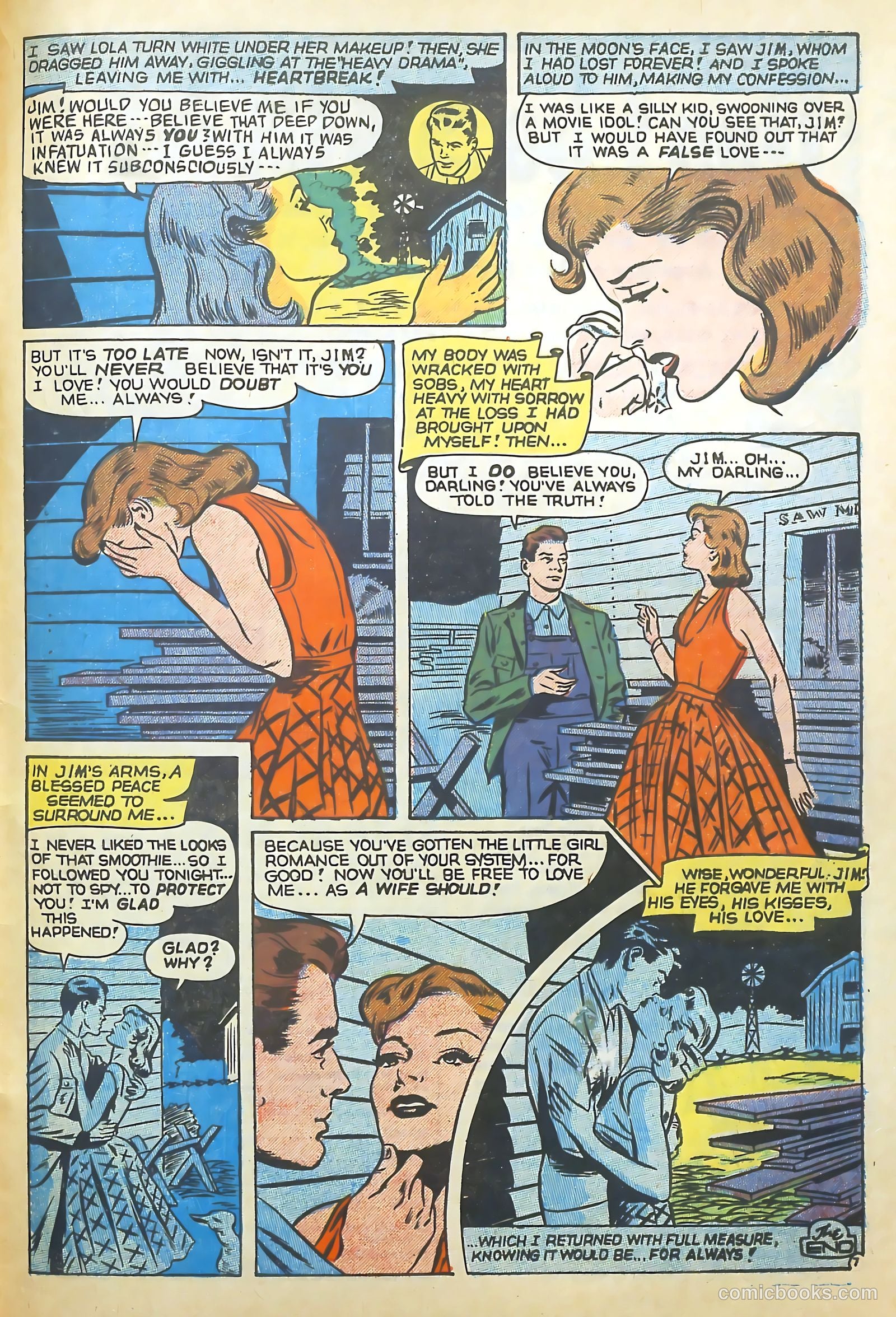 Romantic Adventures #67 (1956) — page 33 of 37