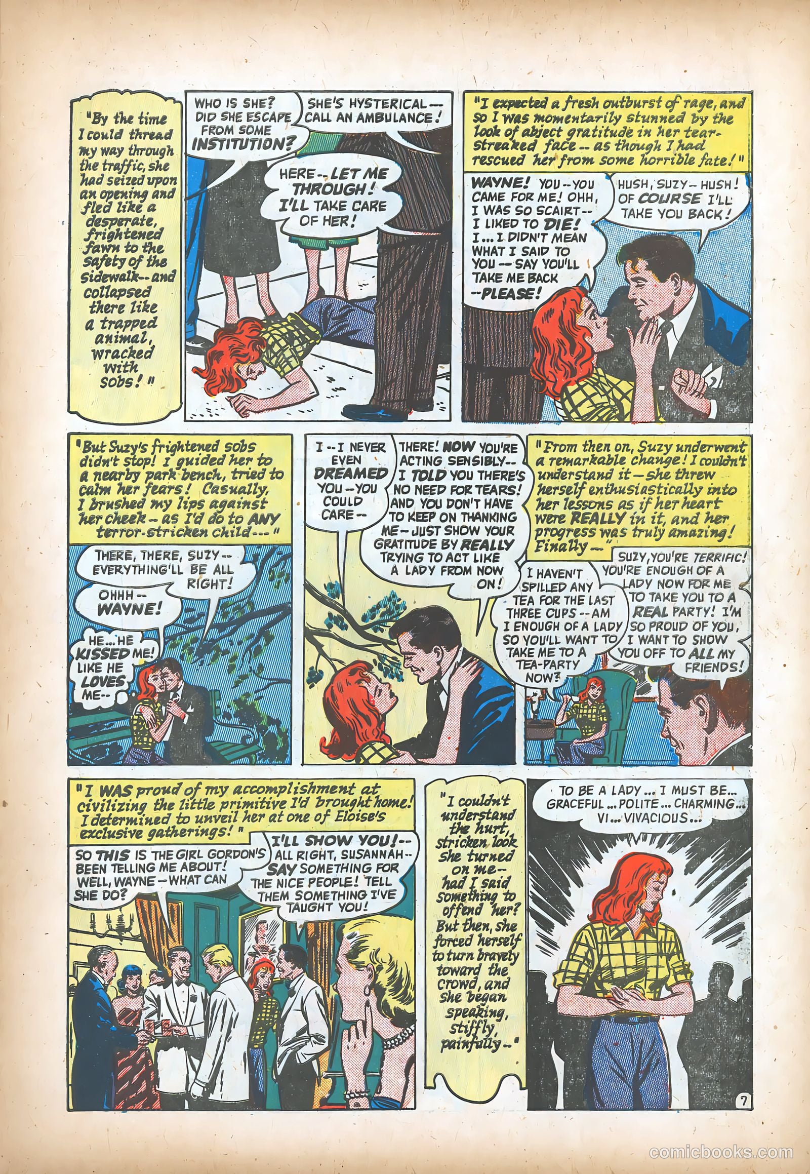 Romantic Adventures #7 (1950) — page 9 of 52