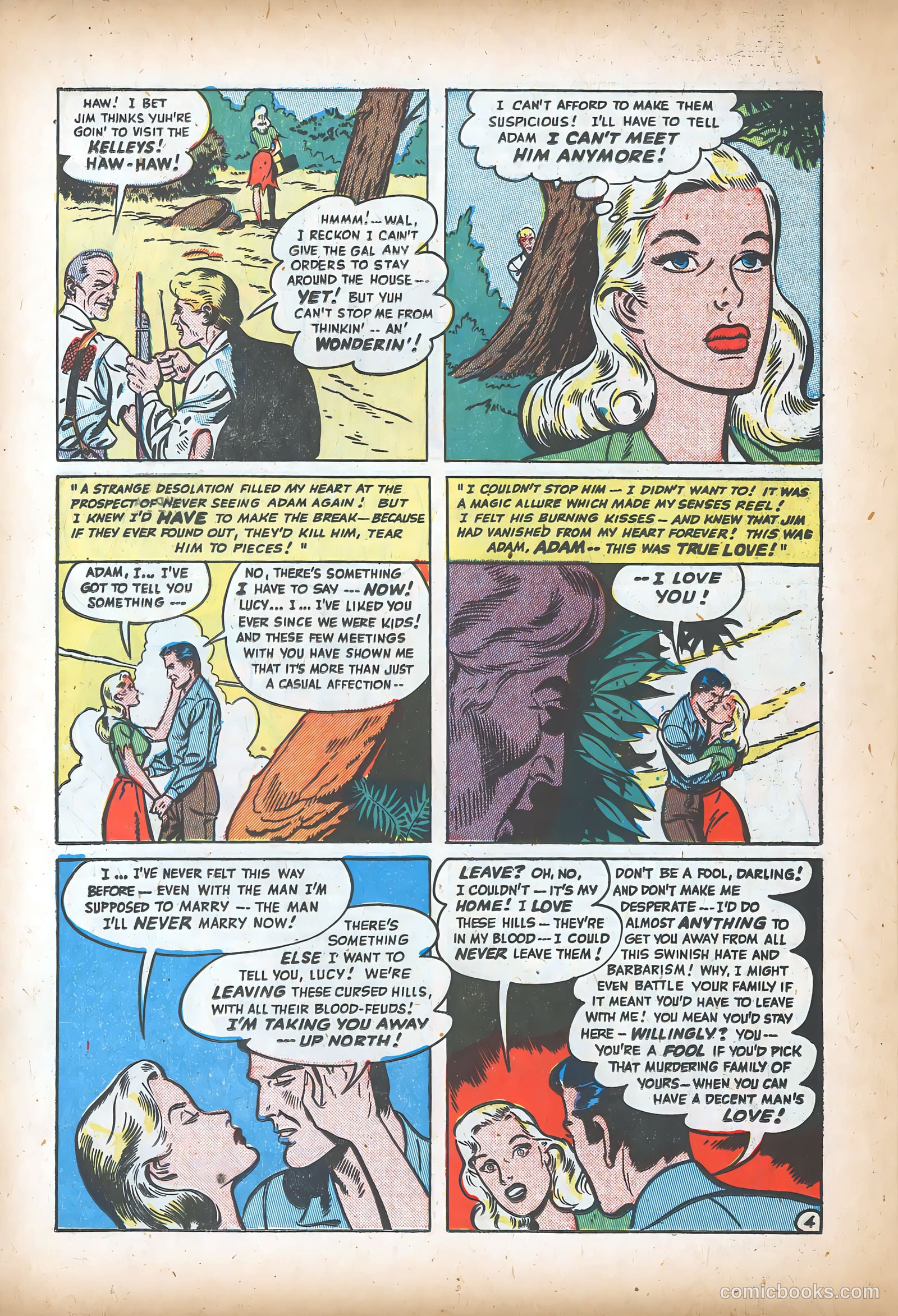 Romantic Adventures #7 (1950) — page 30 of 52