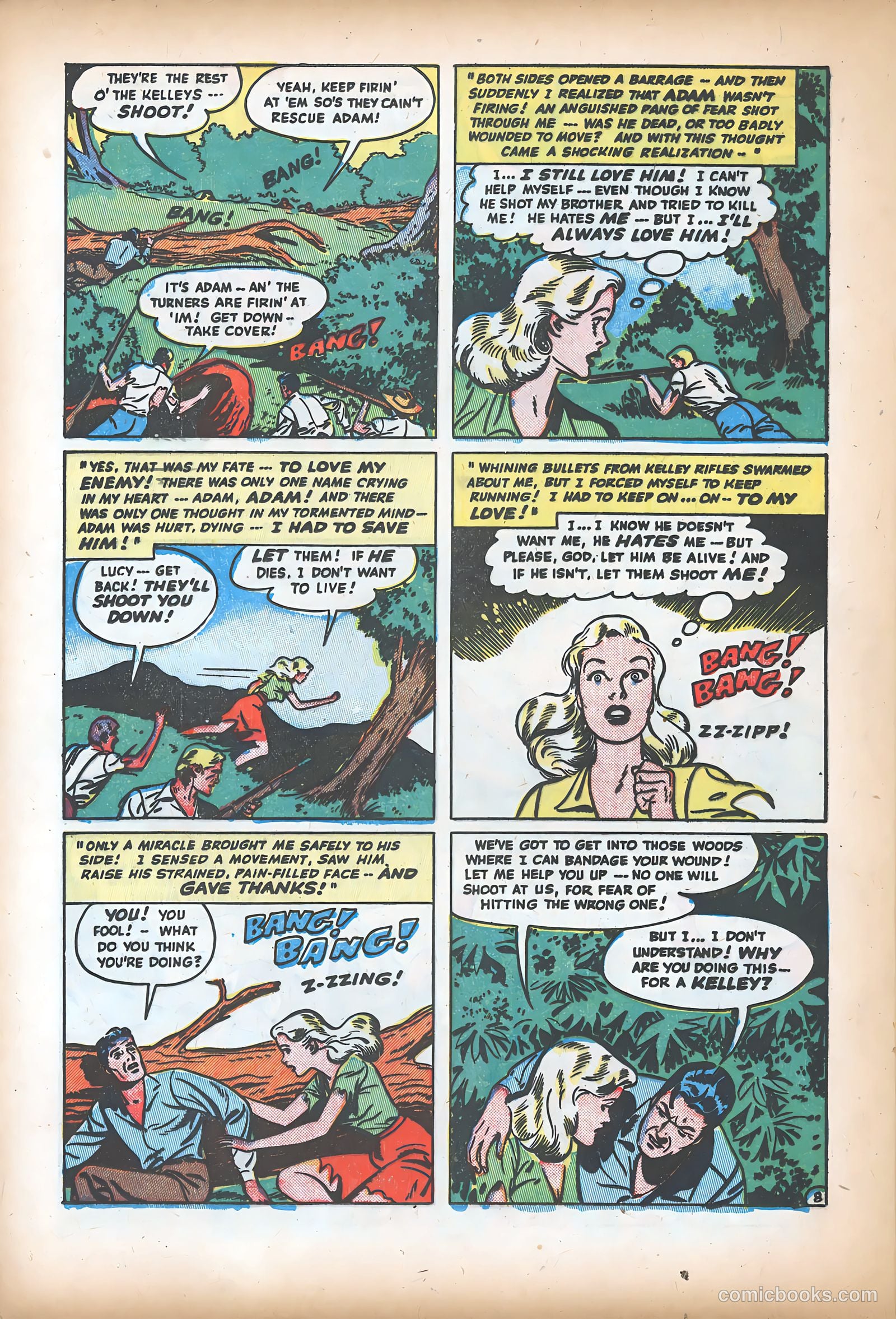Romantic Adventures #7 (1950) — page 34 of 52