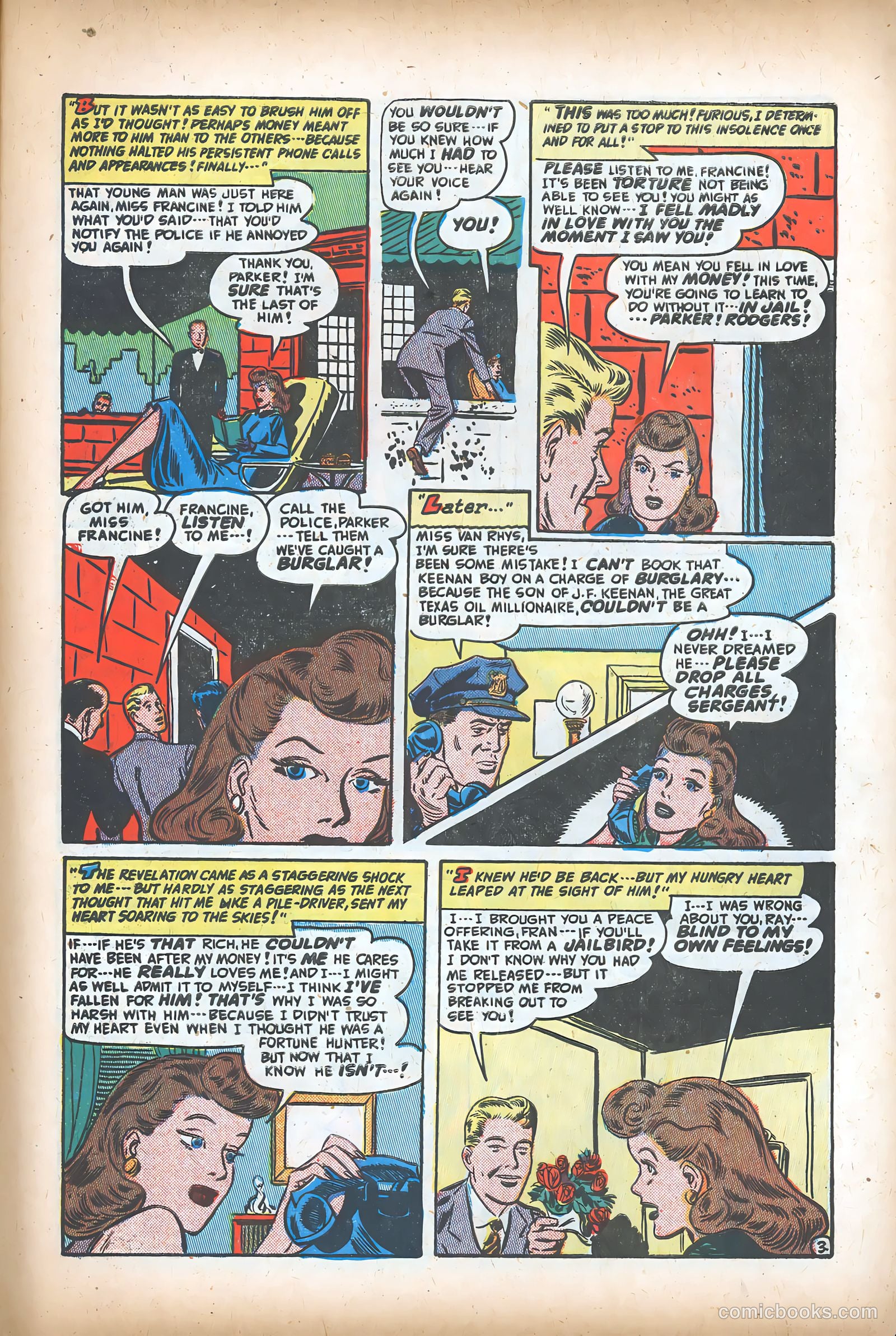 Romantic Adventures #7 (1950) — page 41 of 52