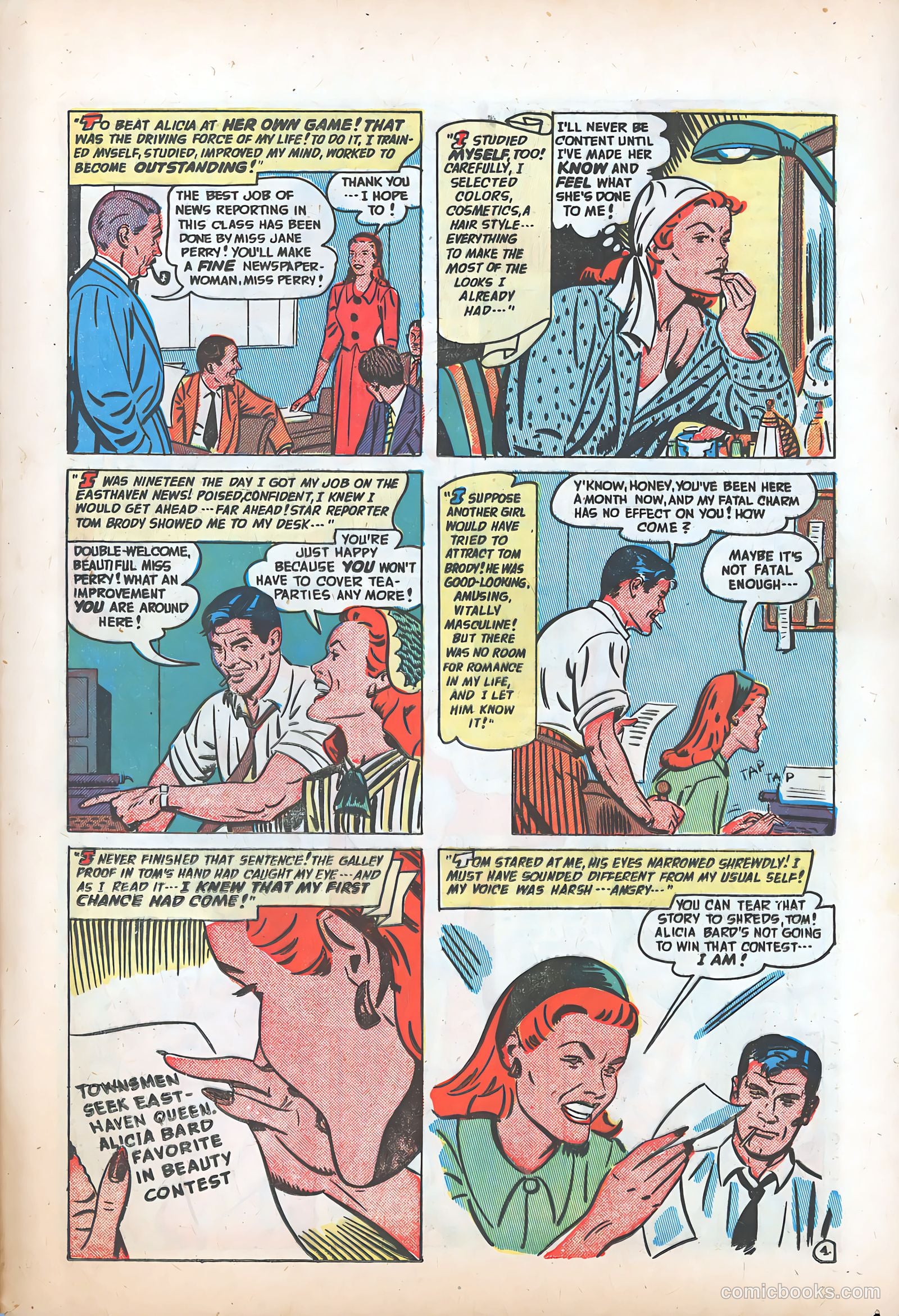 Romantic Adventures #8 (1950) — page 33 of 52