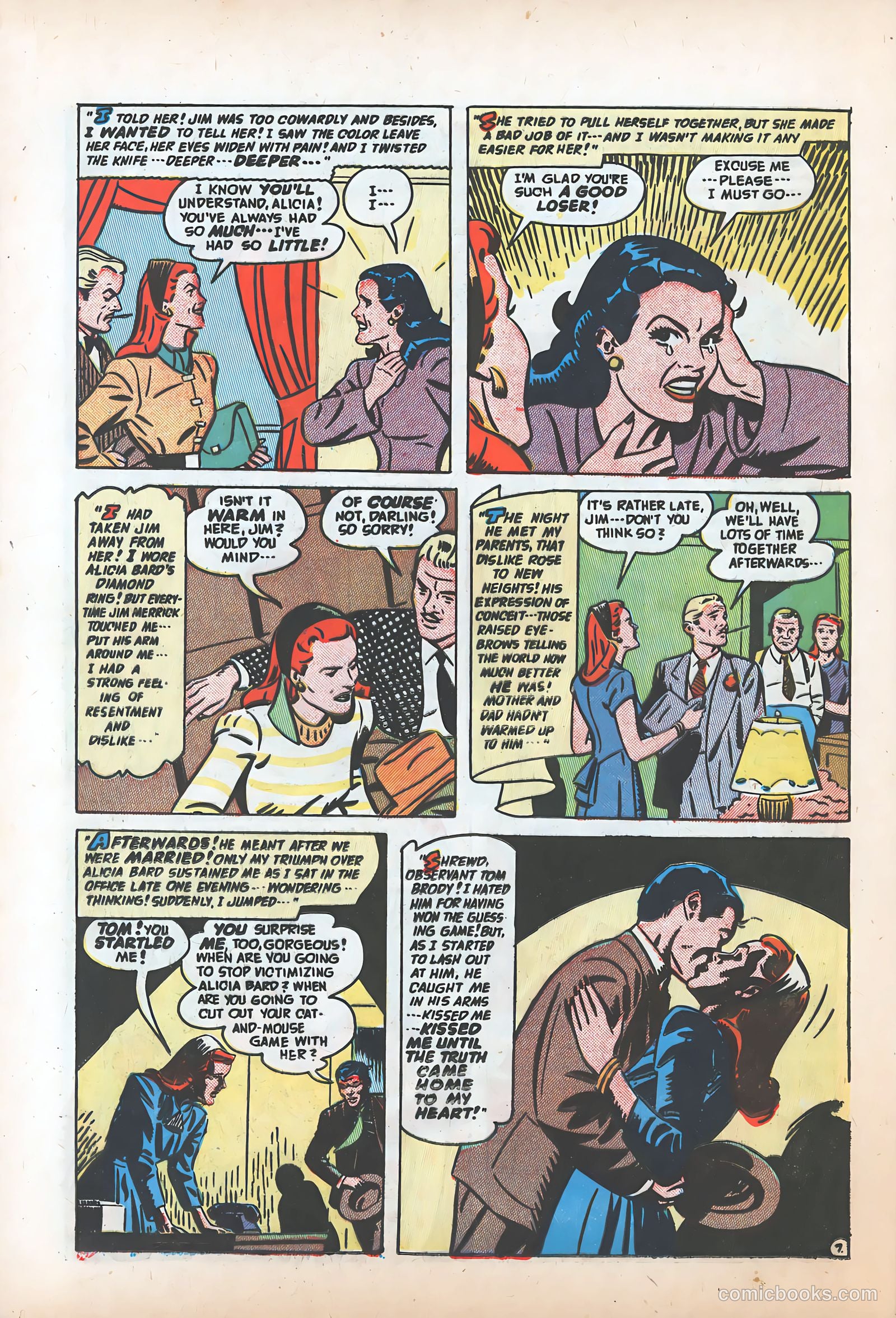 Romantic Adventures #8 (1950) — page 36 of 52