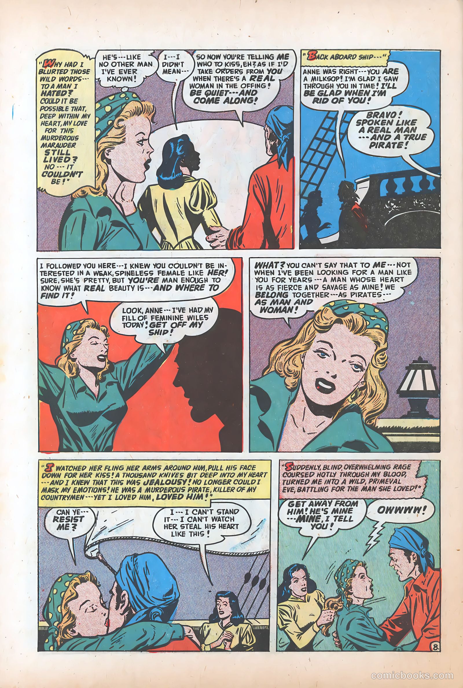 Romantic Adventures #8 (1950) — page 46 of 52