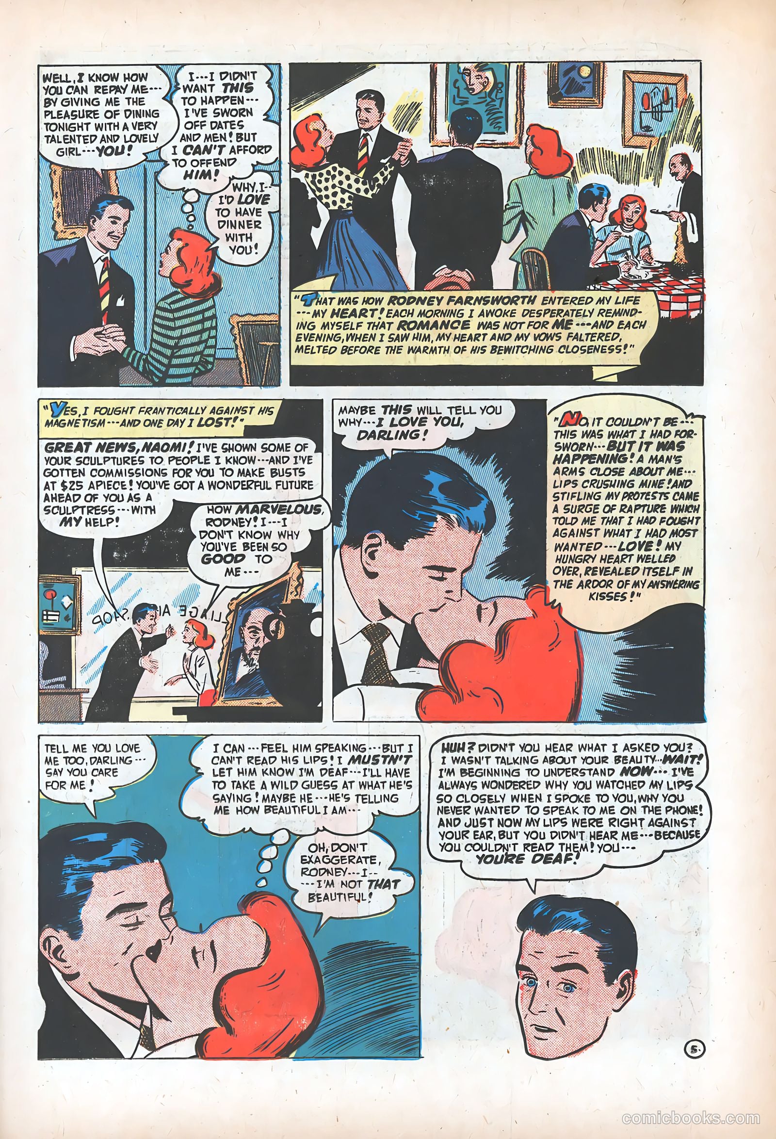 Romantic Adventures #9 (1950) — page 25 of 52
