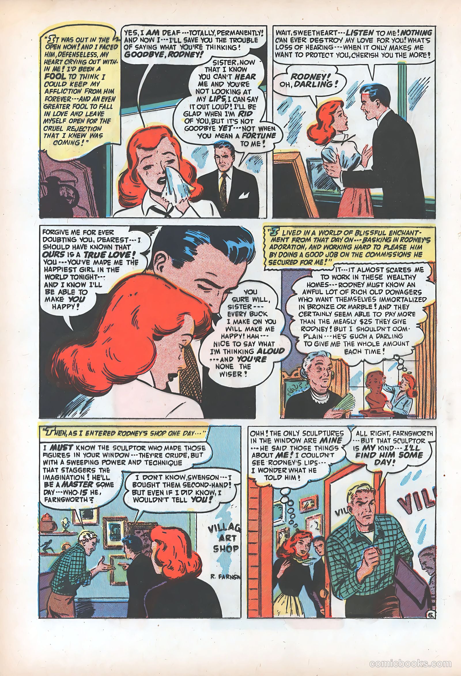 Romantic Adventures #9 (1950) — page 26 of 52