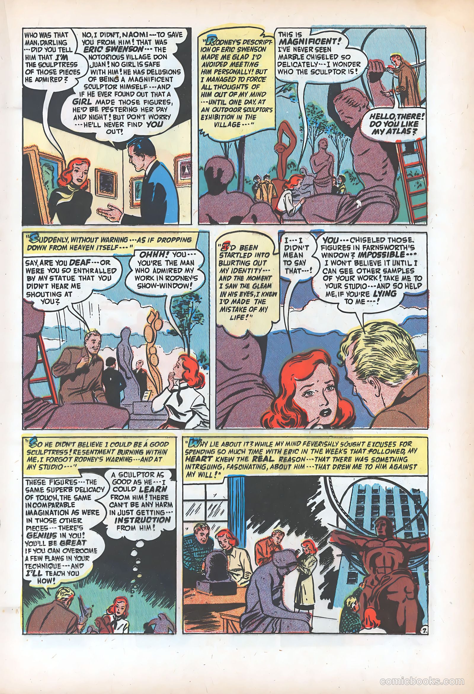 Romantic Adventures #9 (1950) — page 27 of 52
