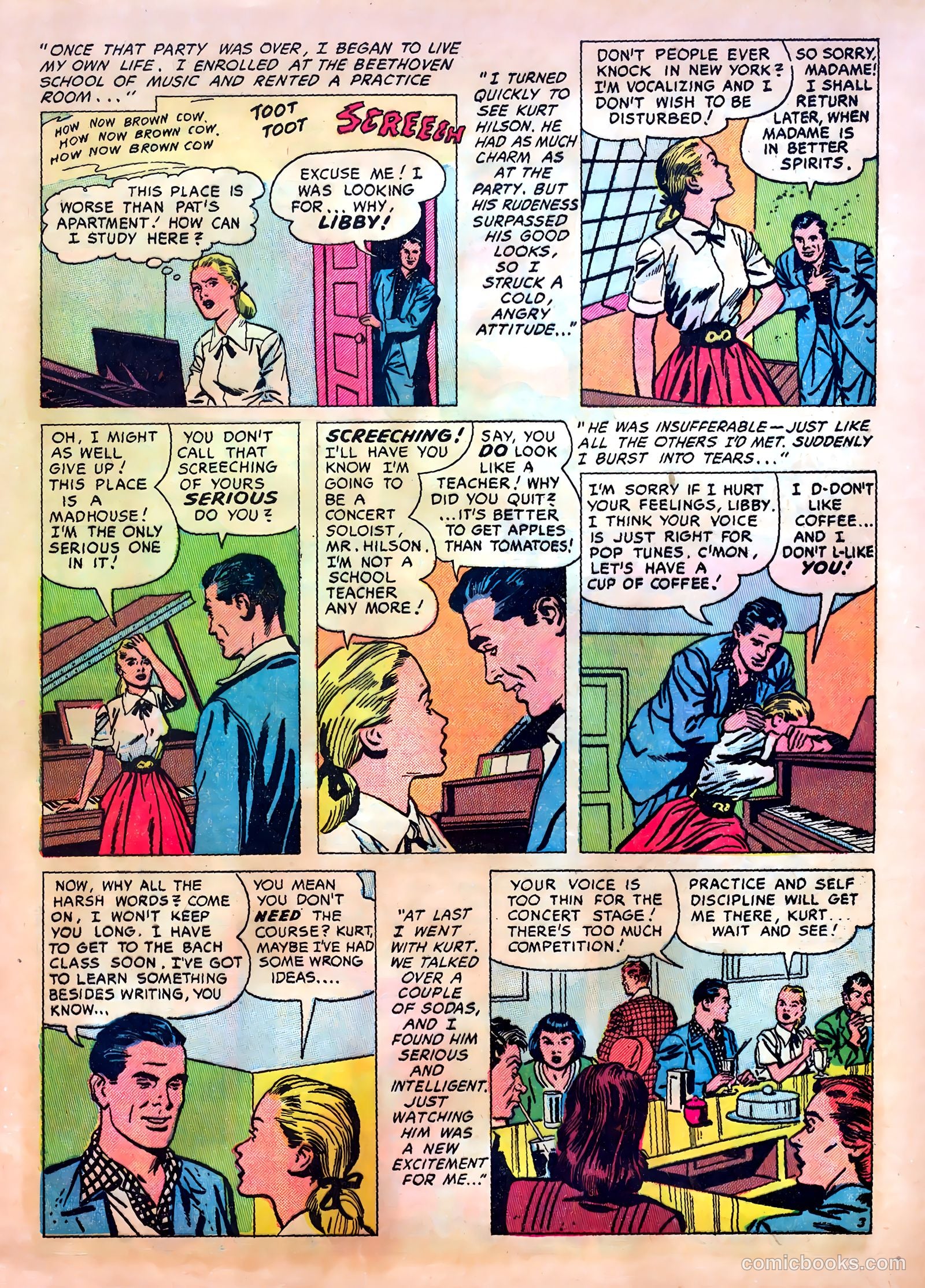 Romantic Confessions #1 (1953) — page 5 of 36