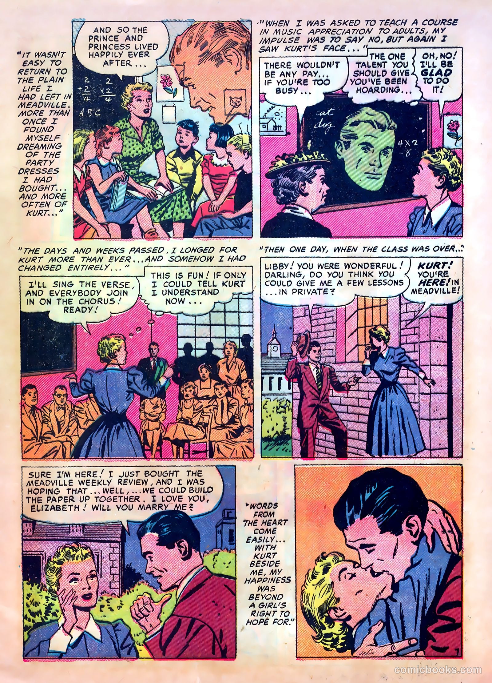 Romantic Confessions #1 (1953) — page 9 of 36