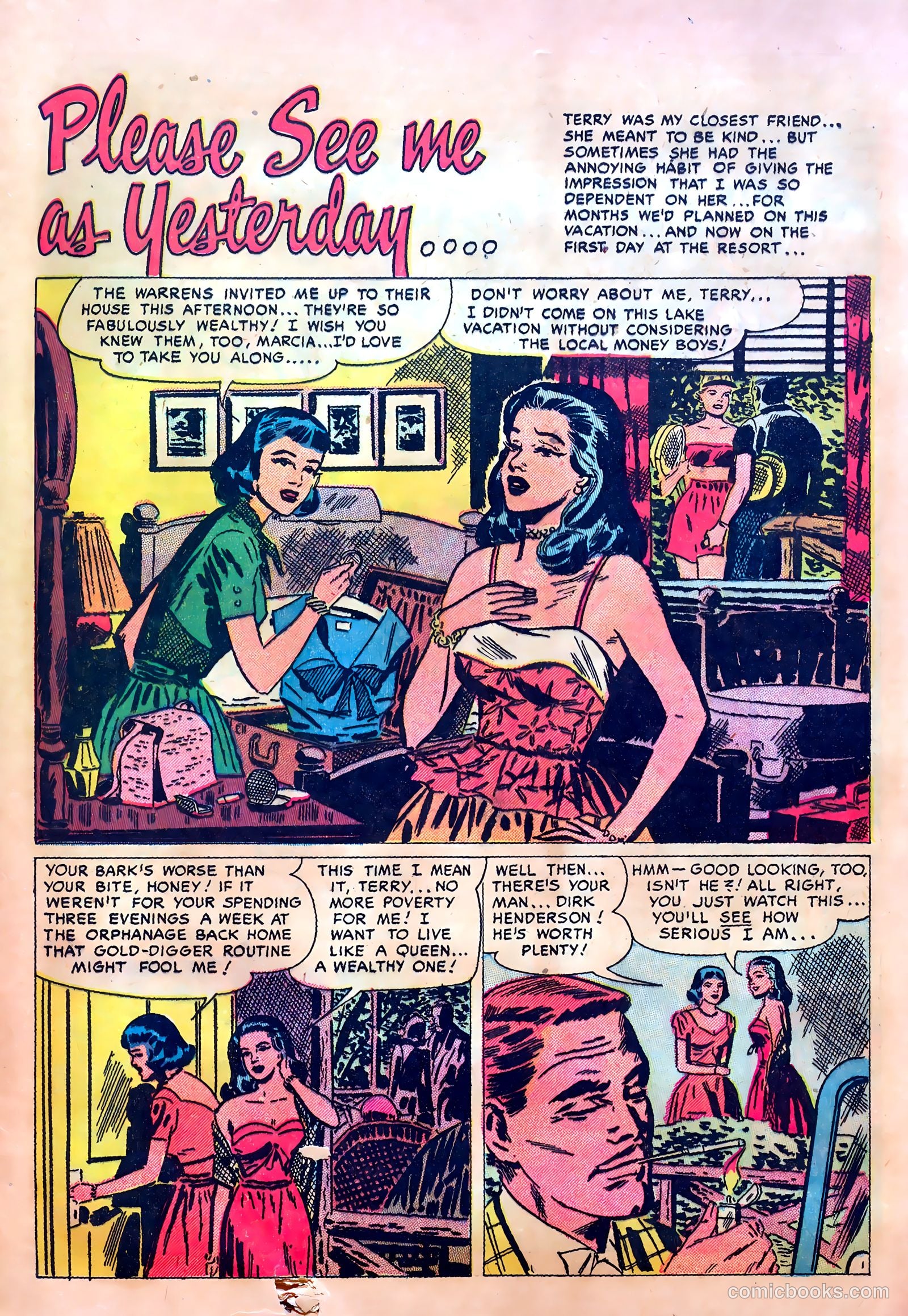 Romantic Confessions #1 (1953) — page 21 of 36