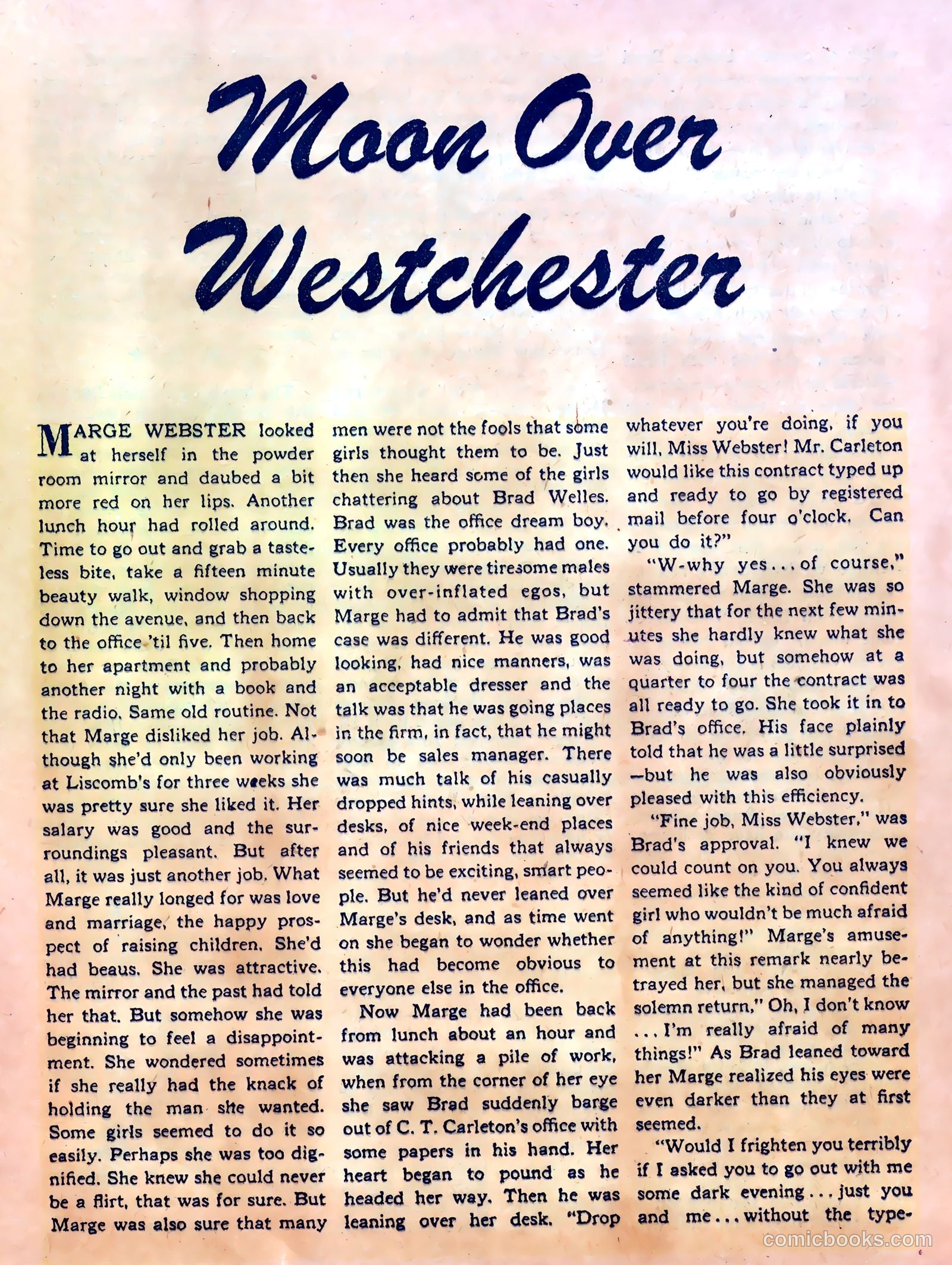 Romantic Confessions #1 (1953) — page 25 of 36