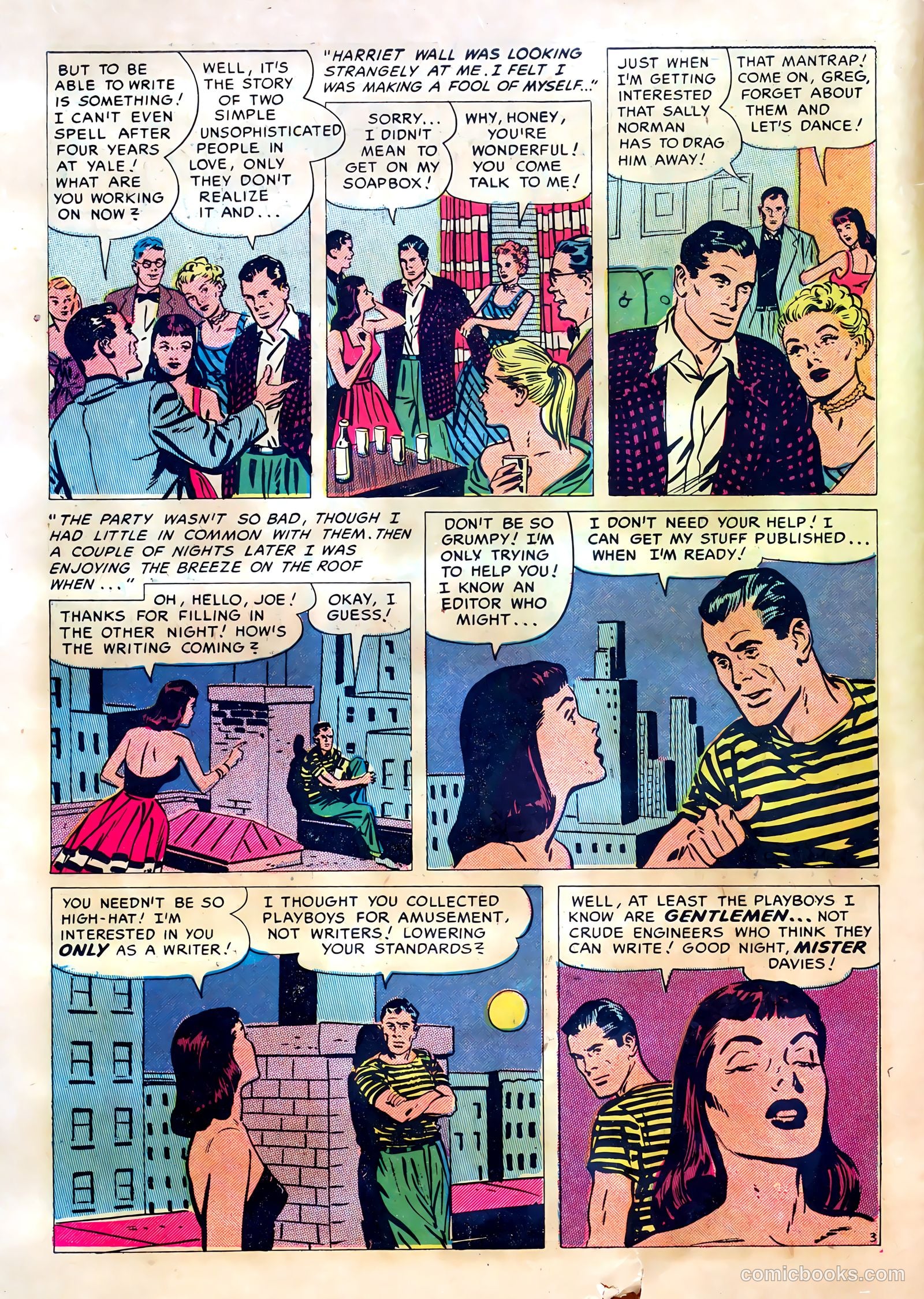Romantic Confessions #1 (1953) — page 30 of 36