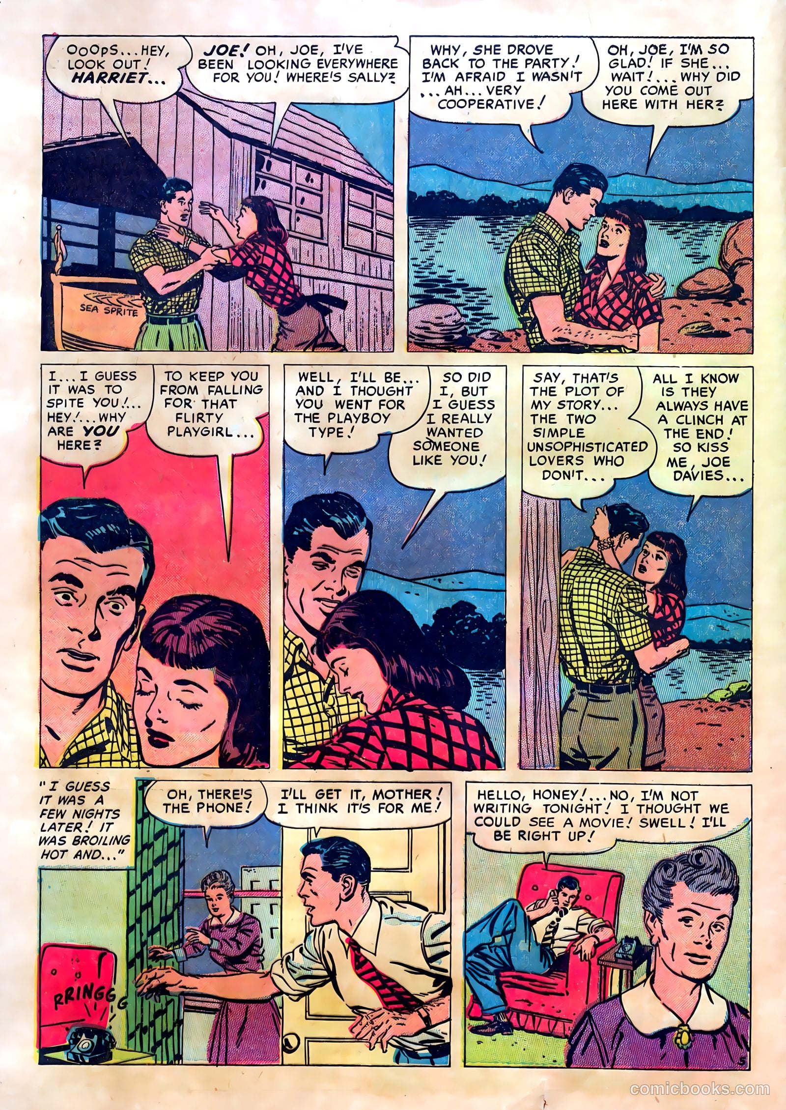 Romantic Confessions #1 (1953) — page 32 of 36