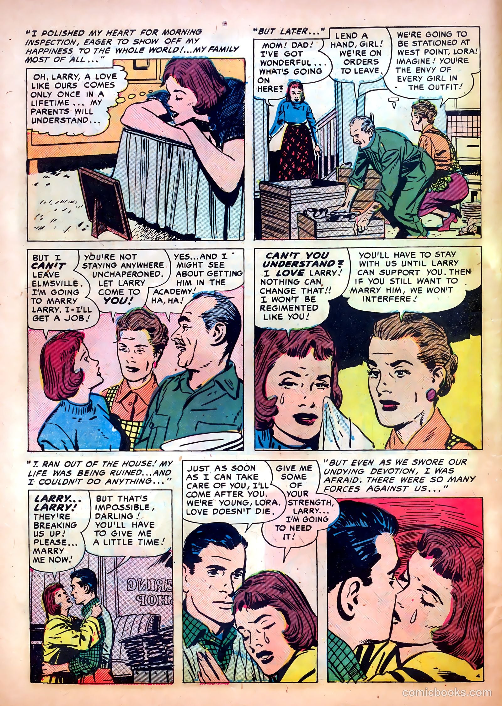 Romantic Confessions #10 (1950) — page 6 of 36