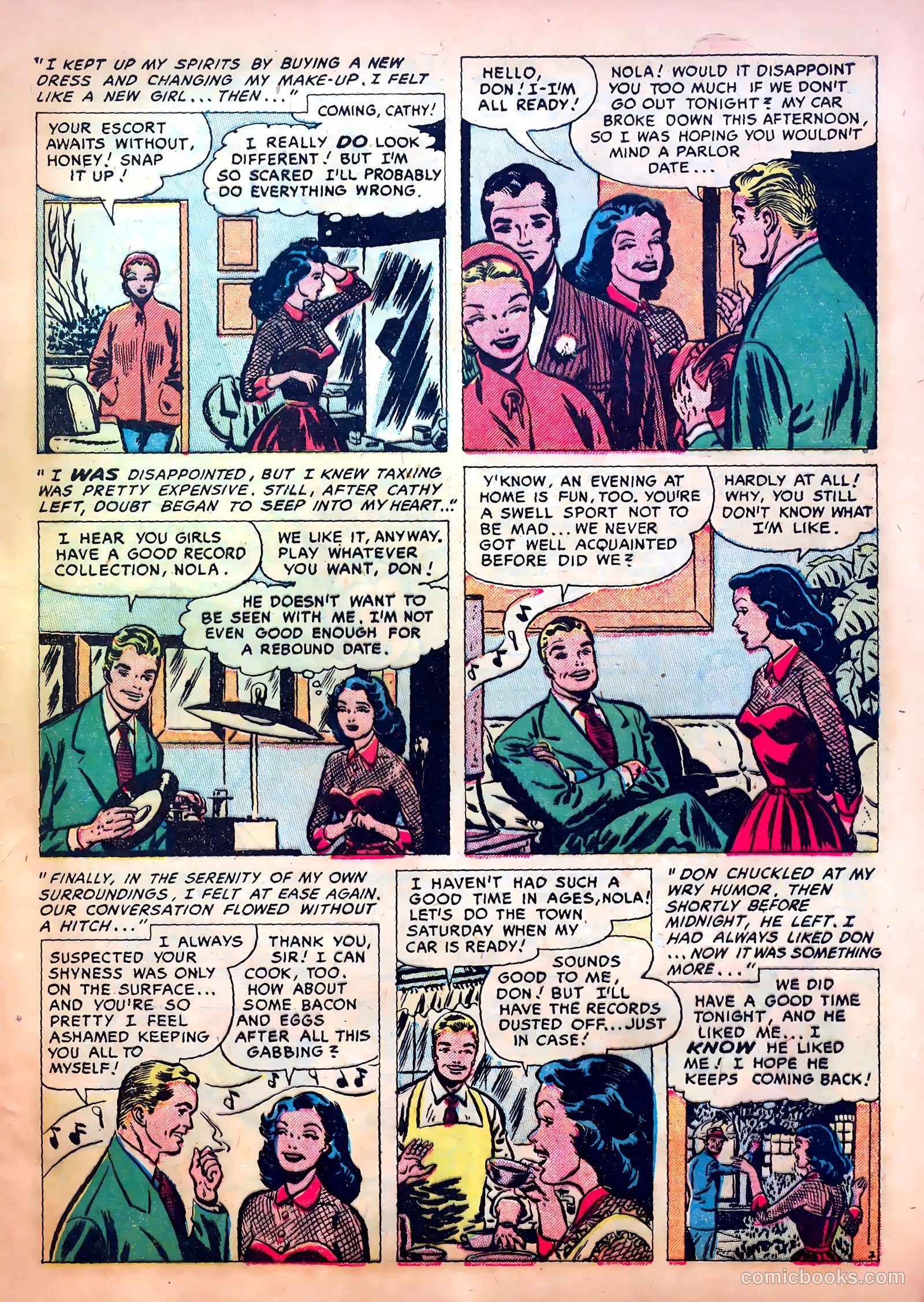 Romantic Confessions #10 (1950) — page 9 of 36