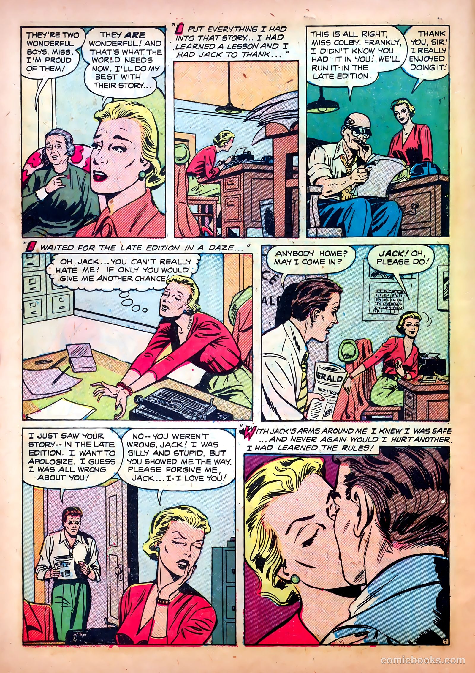 Romantic Confessions #10 (1950) — page 18 of 36