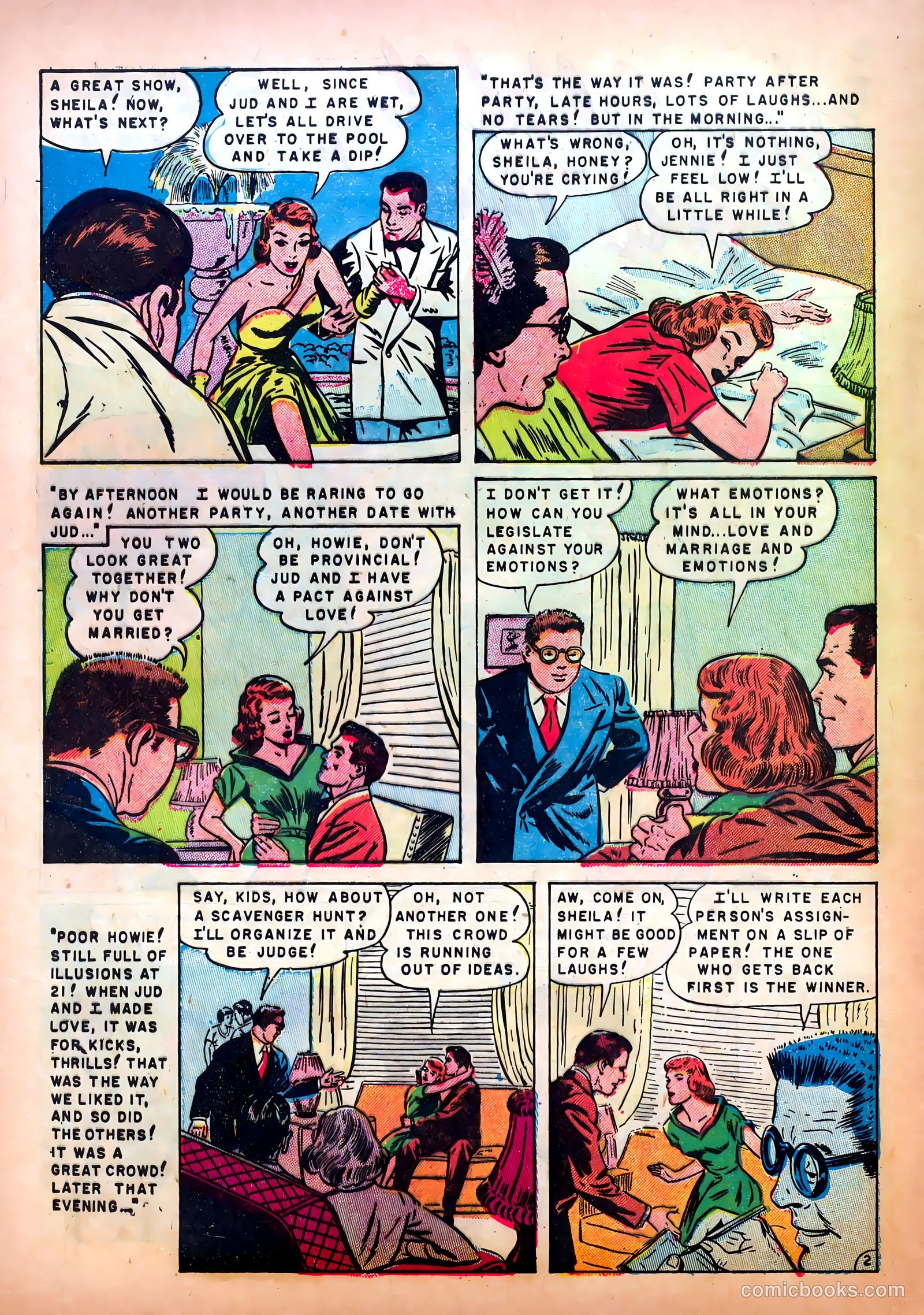 Romantic Confessions #10 (1950) — page 28 of 36