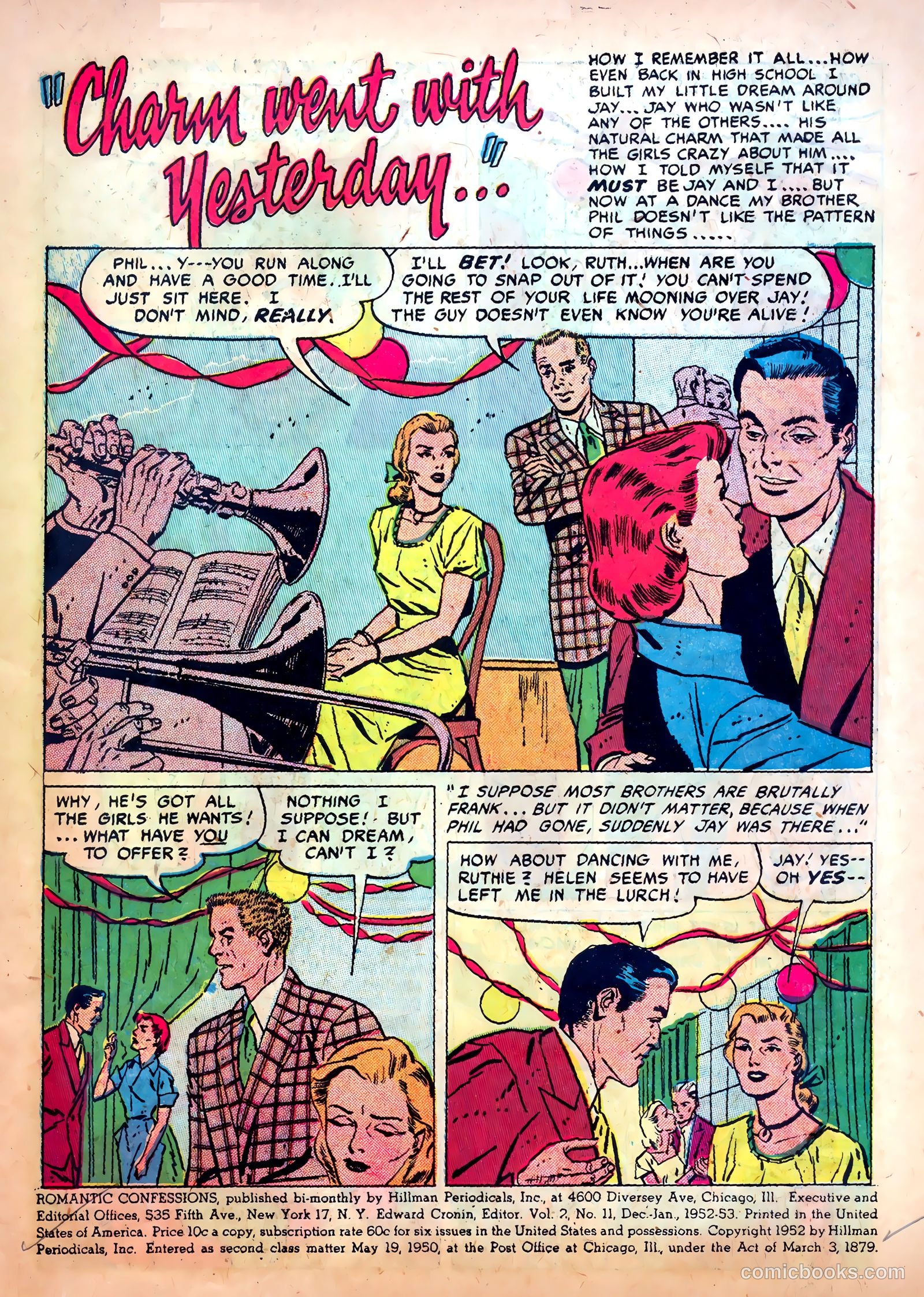 Romantic Confessions #11 (1950) — page 3 of 36