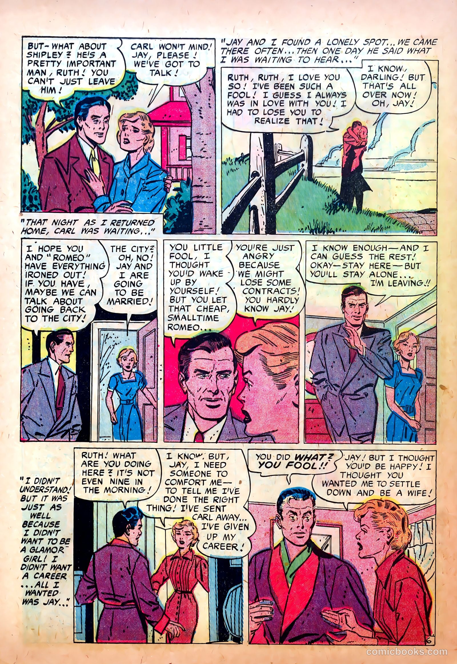 Romantic Confessions #11 (1950) — page 8 of 36