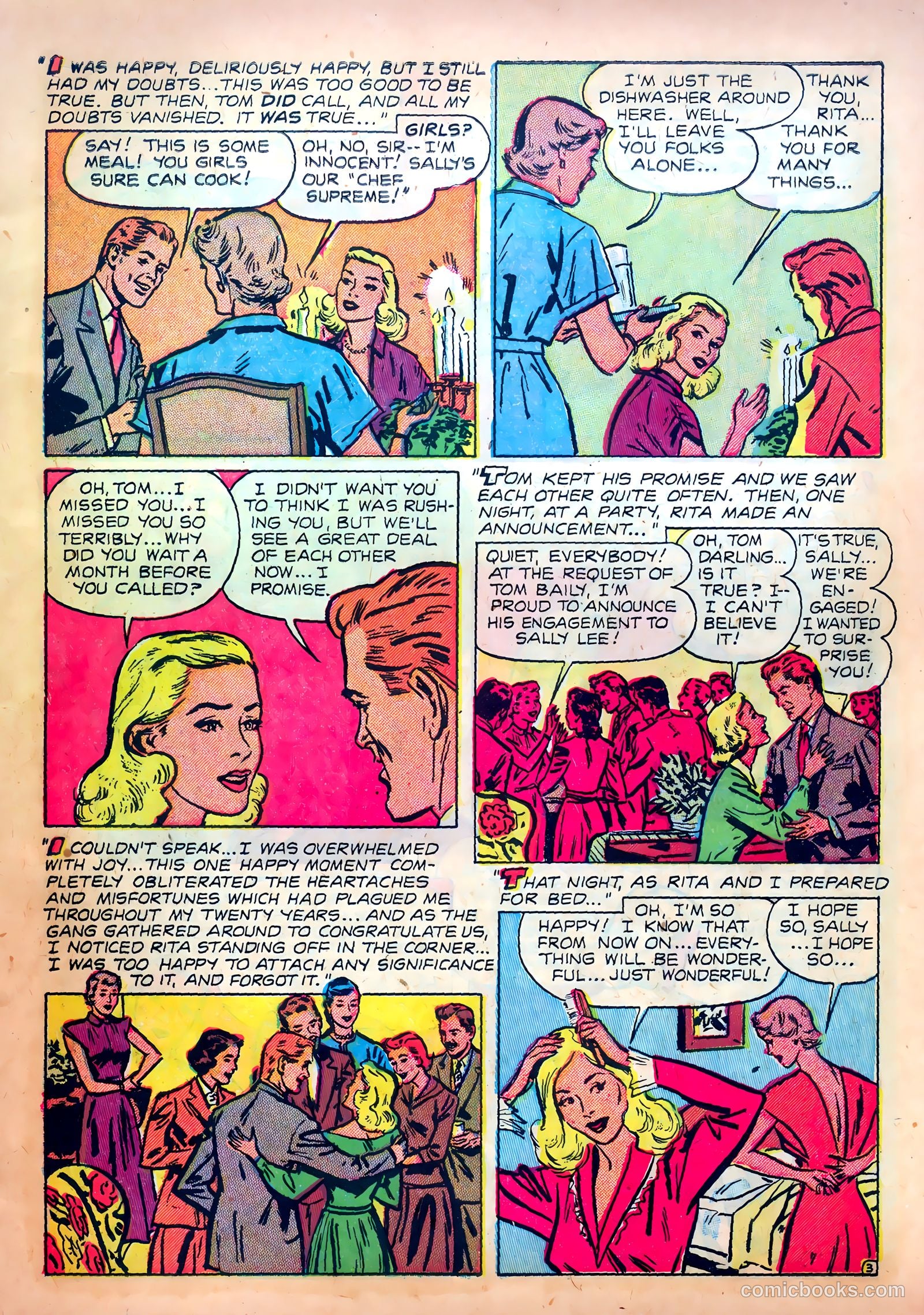 Romantic Confessions #12 (1951) — page 15 of 52