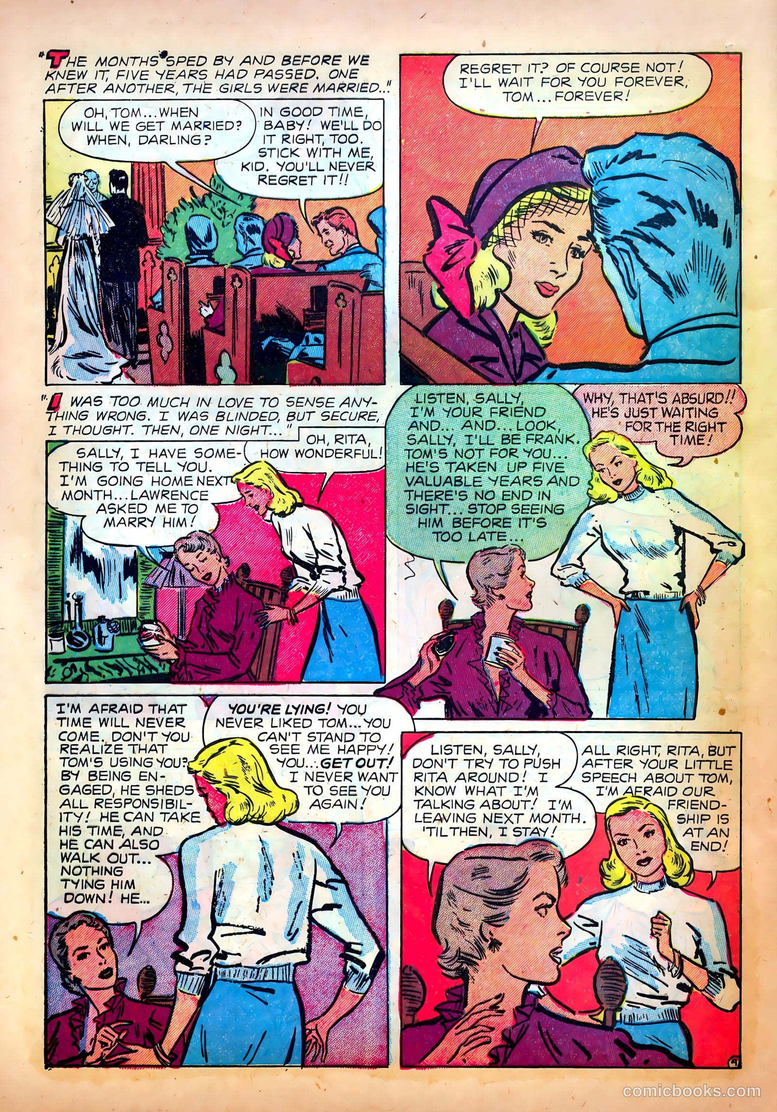 Romantic Confessions #12 (1951) — page 16 of 52