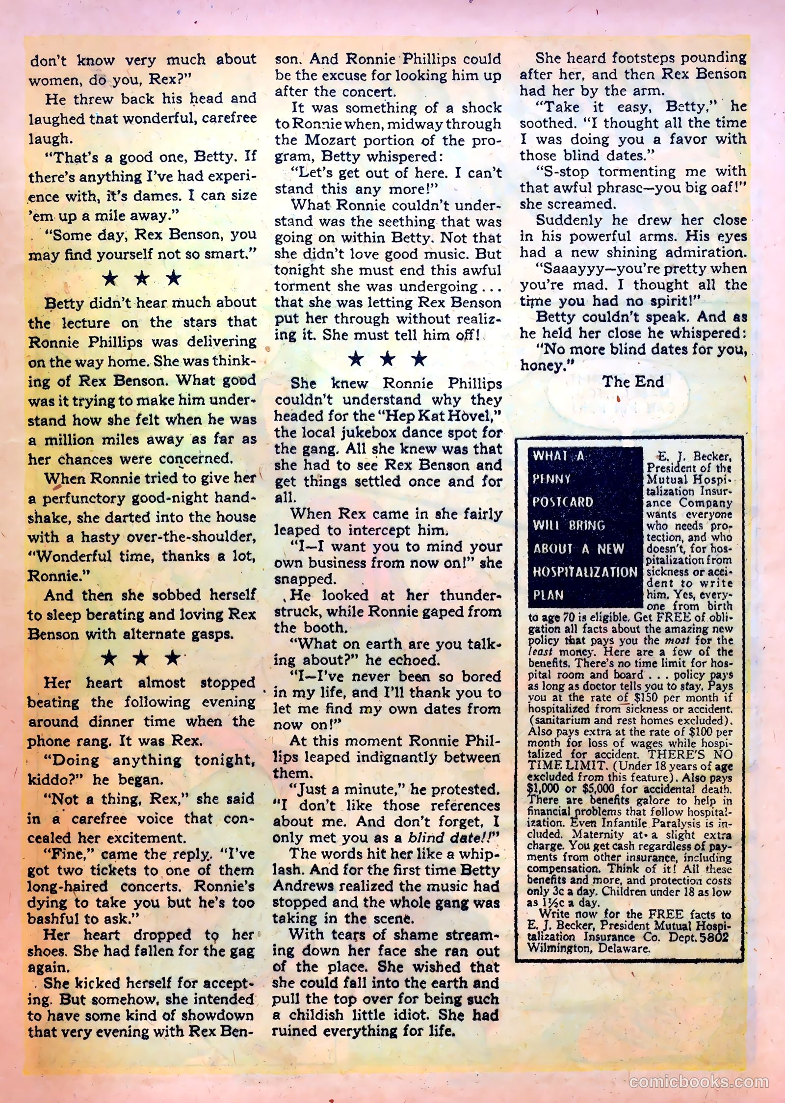 Romantic Confessions #12 (1951) — page 29 of 52