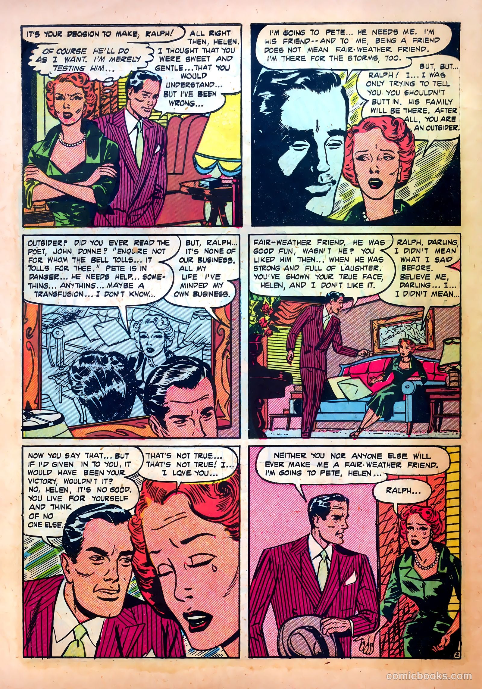 Romantic Confessions #12 (1951) — page 42 of 52