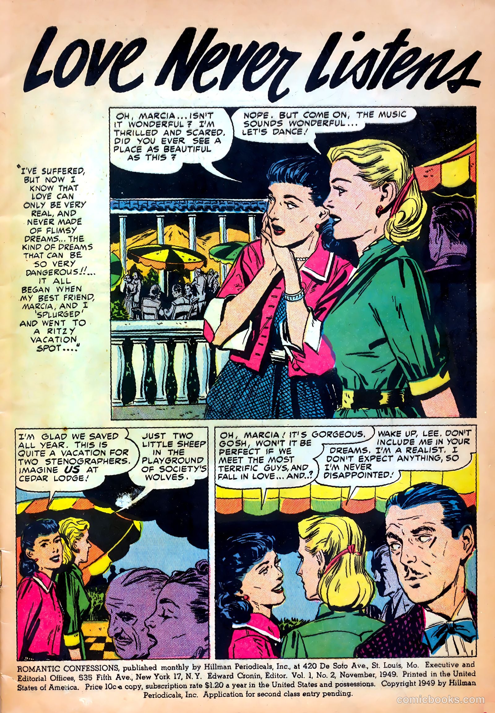 Romantic Confessions #2 (1951) — page 3 of 52