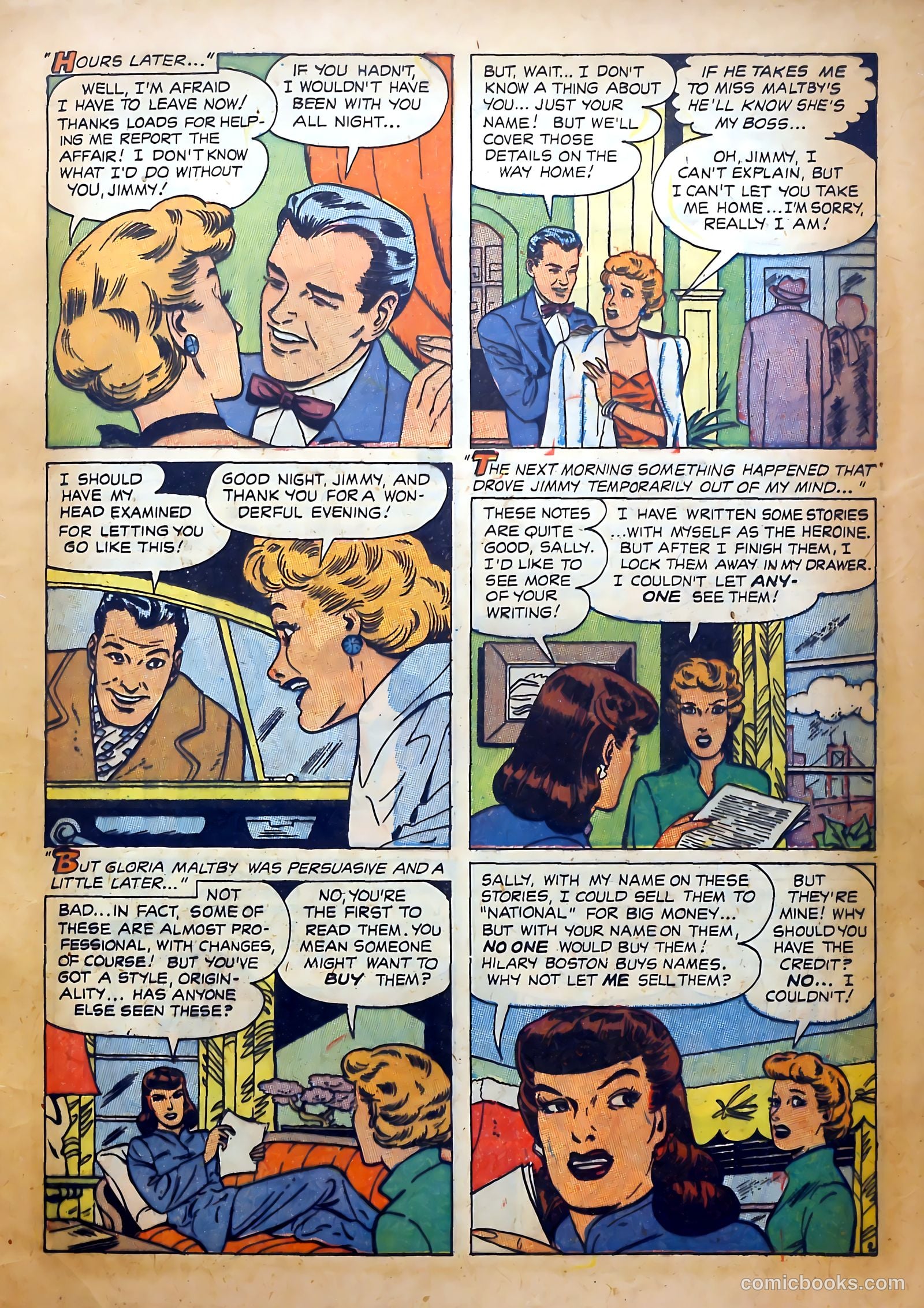Romantic Confessions #3 (1949) — page 21 of 52