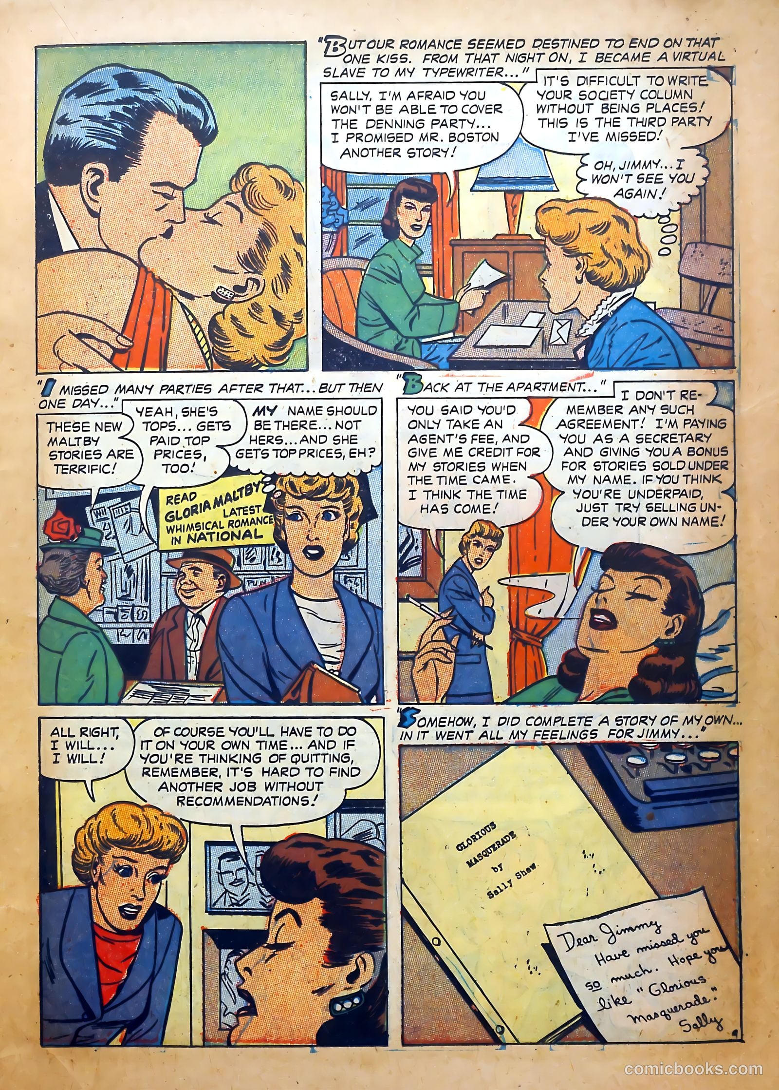 Romantic Confessions #3 (1949) — page 23 of 52