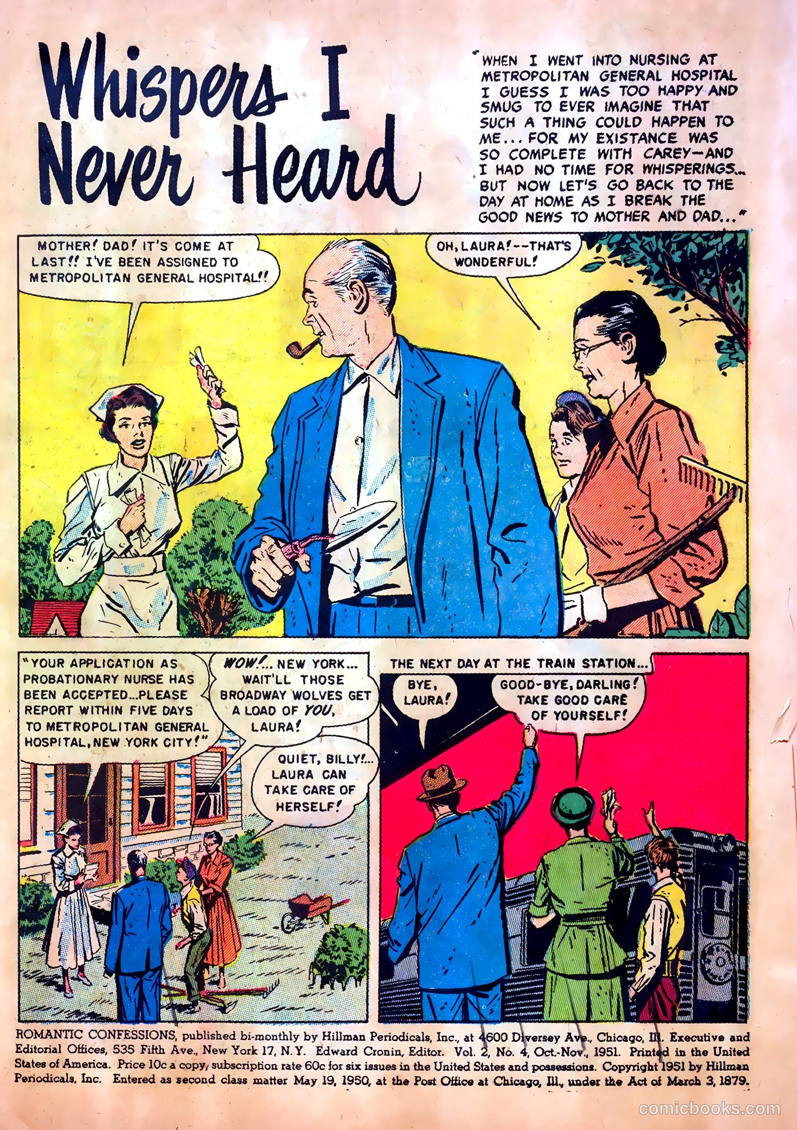 Romantic Confessions #4 (1950) — page 3 of 52