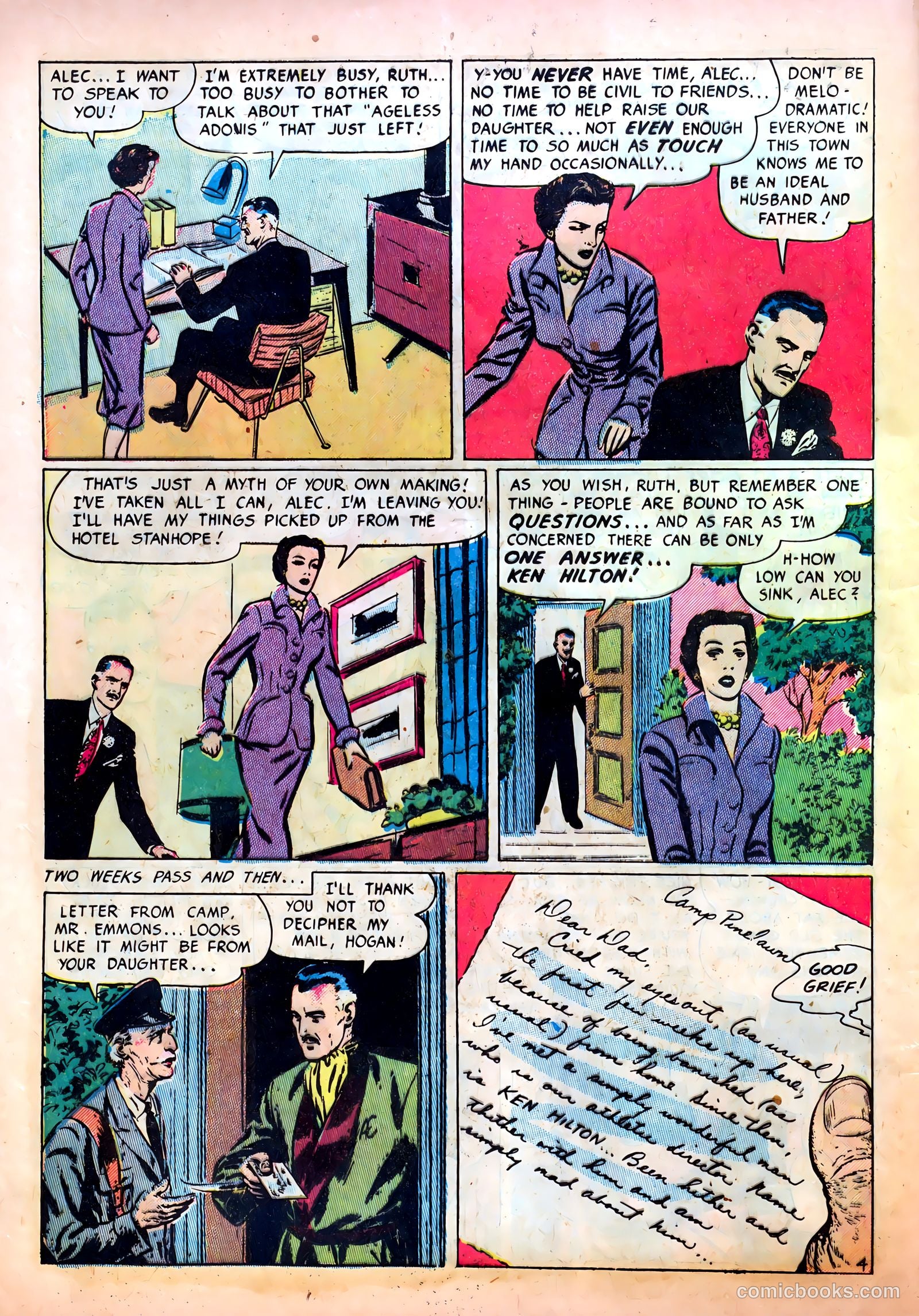 Romantic Confessions #4 (1950) — page 20 of 52